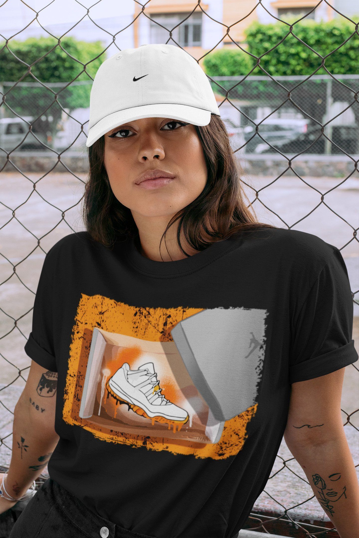 Jordan 11 Citrus Shirt To Match Jordans New Kicks Sneaker Tees Jordan 11 Citrus Drip Gear Zone Sneaker Matching Clothing Unisex Shirts