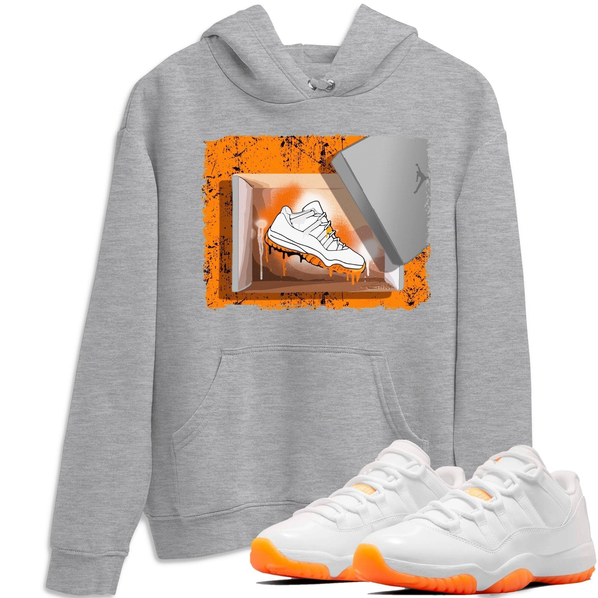 Jordan 11 Citrus Shirt To Match Jordans New Kicks Sneaker Tees Jordan 11 Citrus Drip Gear Zone Sneaker Matching Clothing Unisex Shirts