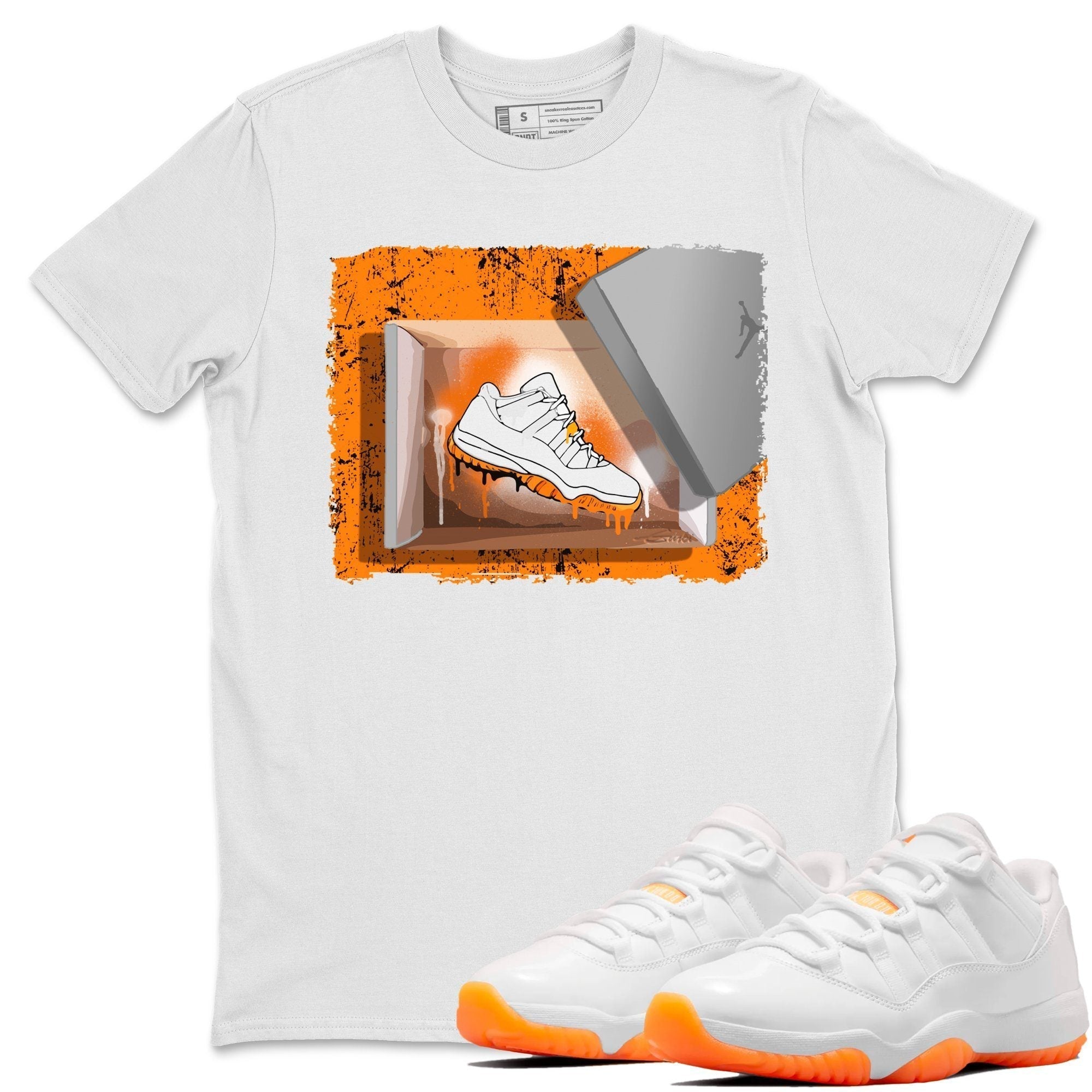 Jordan 11 Citrus Shirt To Match Jordans New Kicks Sneaker Tees Jordan 11 Citrus Drip Gear Zone Sneaker Matching Clothing Unisex Shirts