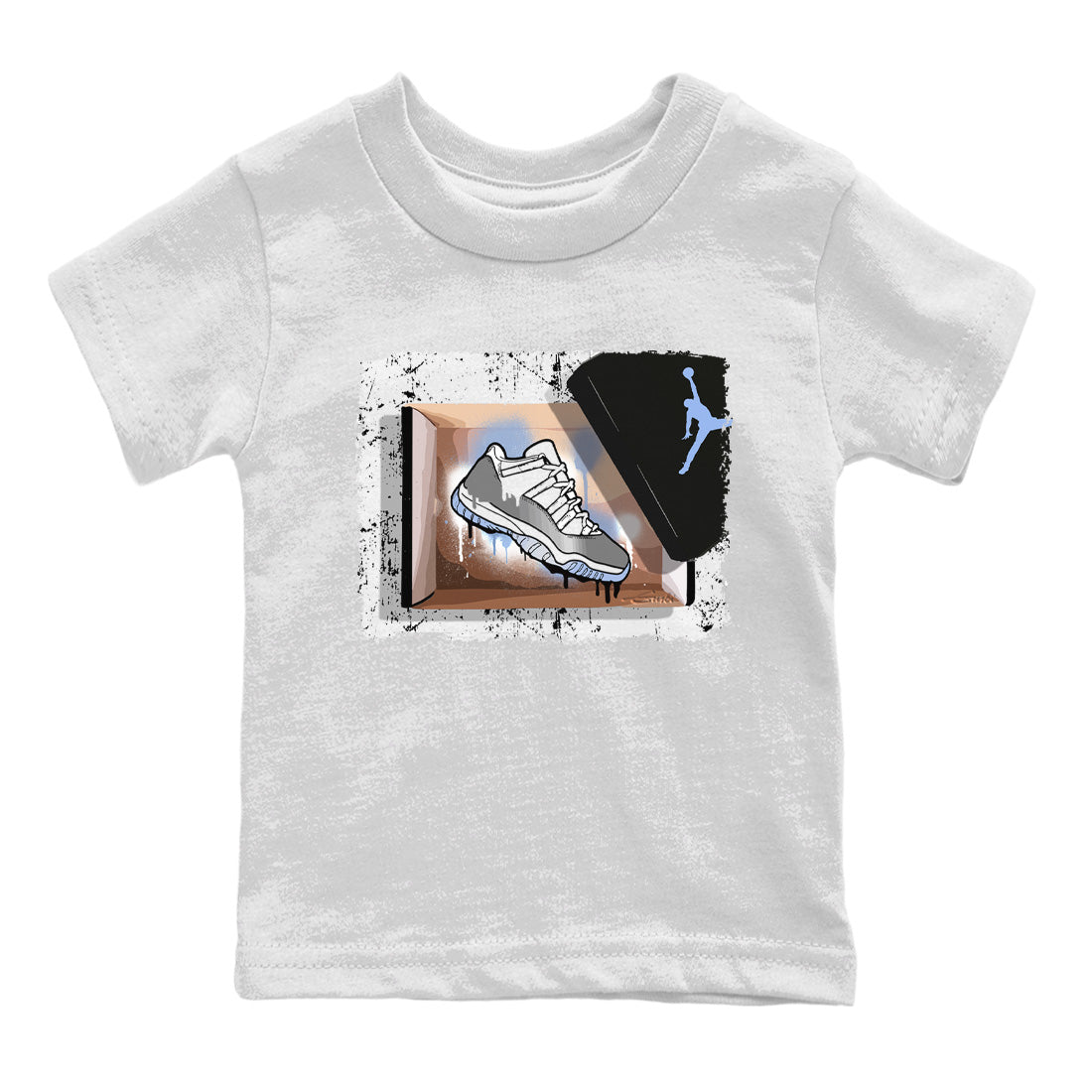 Air Jordan 11 White Cement Sneaker Match Tees New Kicks Streetwear Sneaker Shirt Jordan 11 Retro White Cement Sneaker Release Tees Kids Shirts White 2