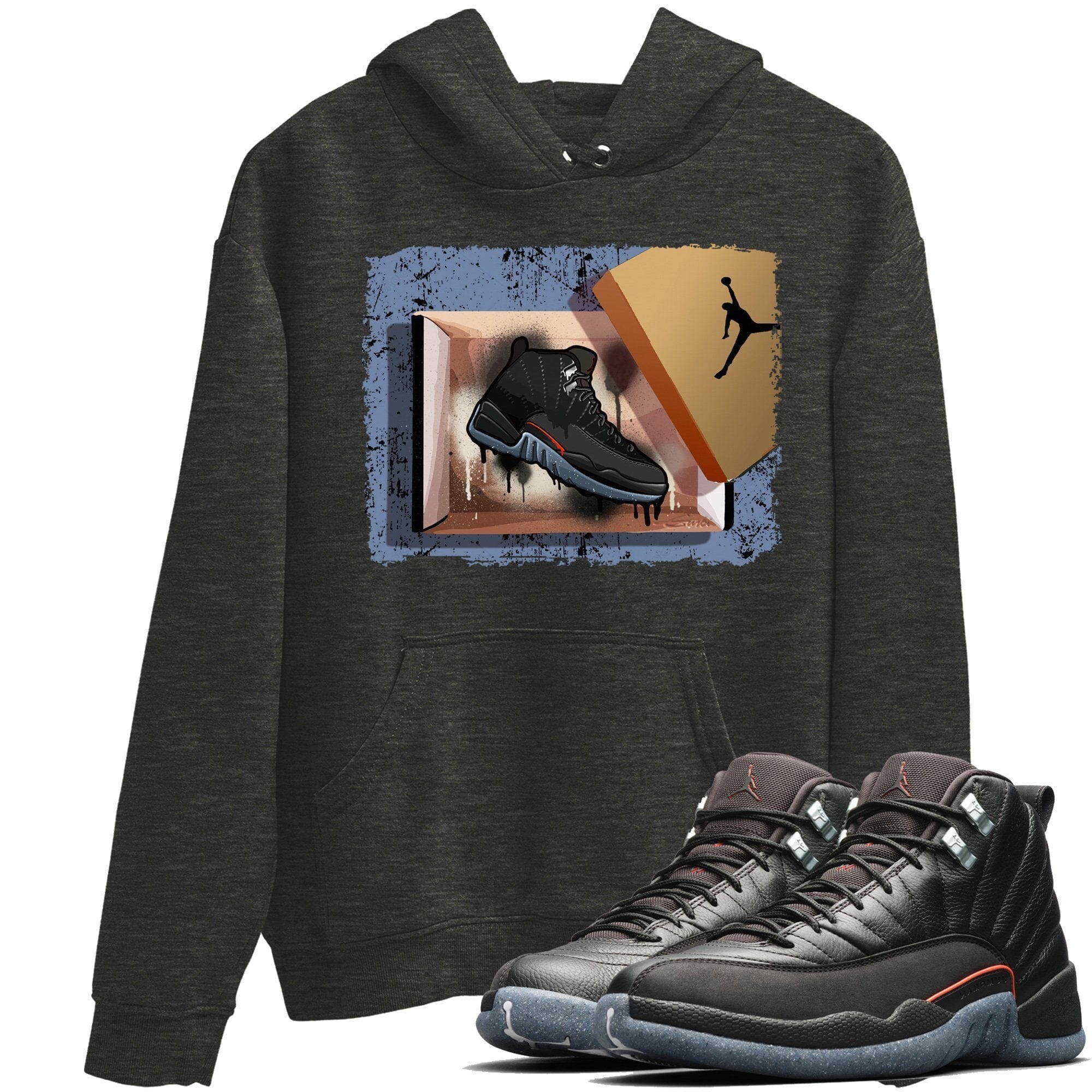 Jordan 12 Grind Shirt To Match Jordans New Kicks Sneaker Tees Jordan 12 Grind Drip Gear Zone Sneaker Matching Clothing Unisex Shirts