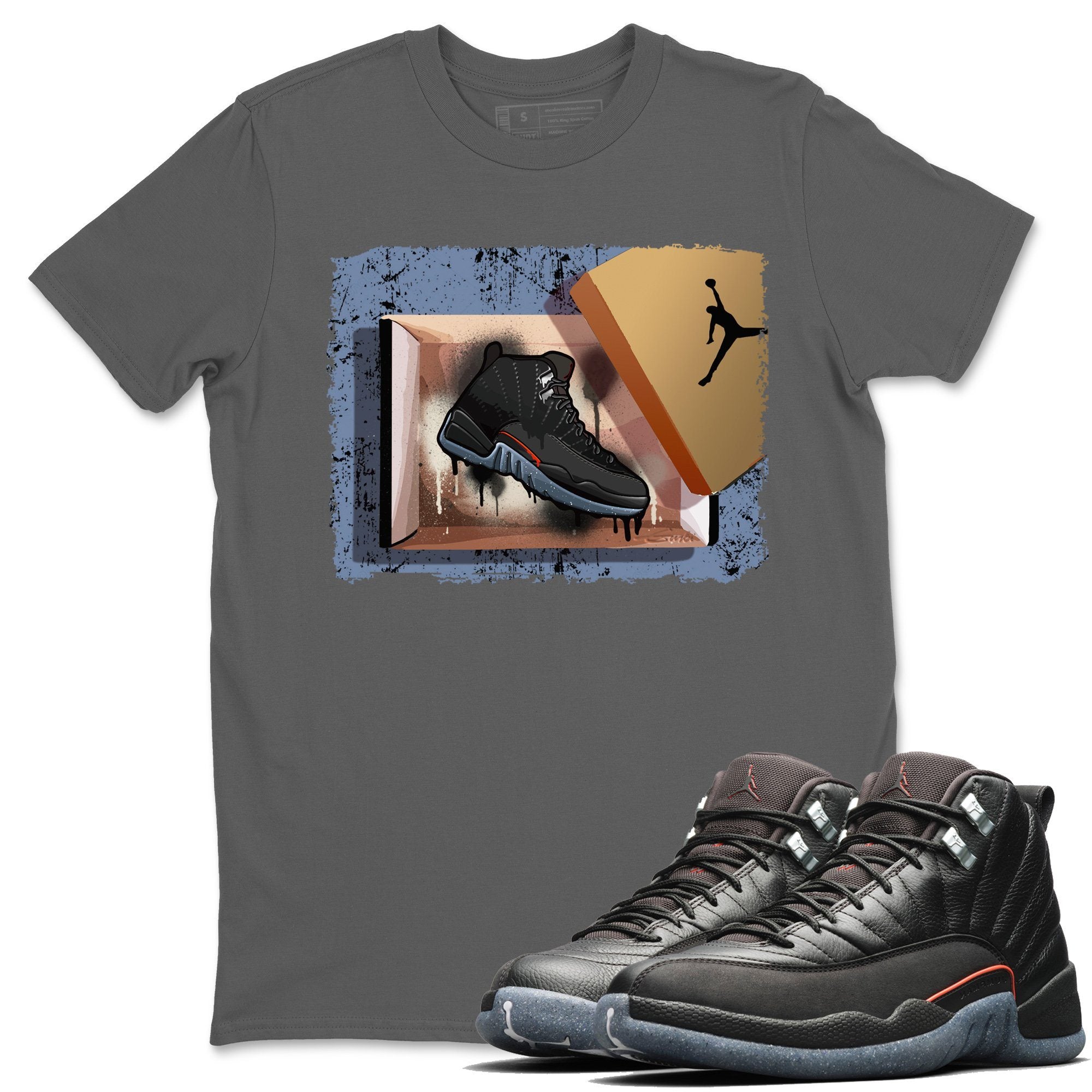 Jordan 12 Grind Shirt To Match Jordans New Kicks Sneaker Tees Jordan 12 Grind Drip Gear Zone Sneaker Matching Clothing Unisex Shirts