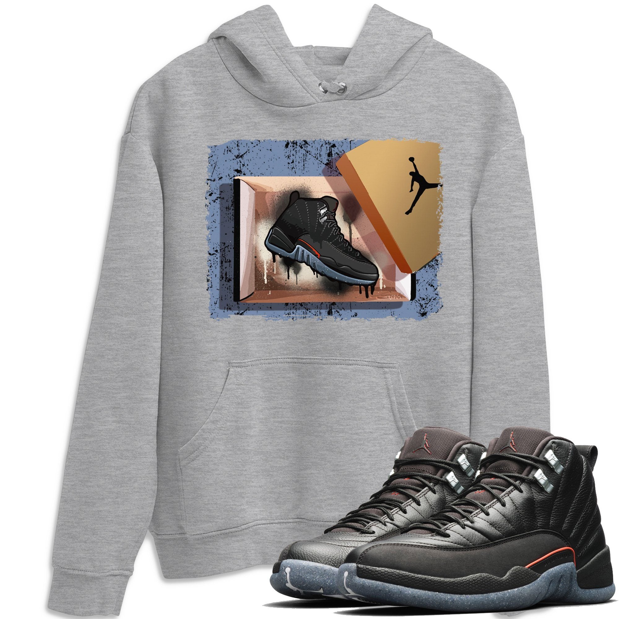 Jordan 12 Grind Shirt To Match Jordans New Kicks Sneaker Tees Jordan 12 Grind Drip Gear Zone Sneaker Matching Clothing Unisex Shirts