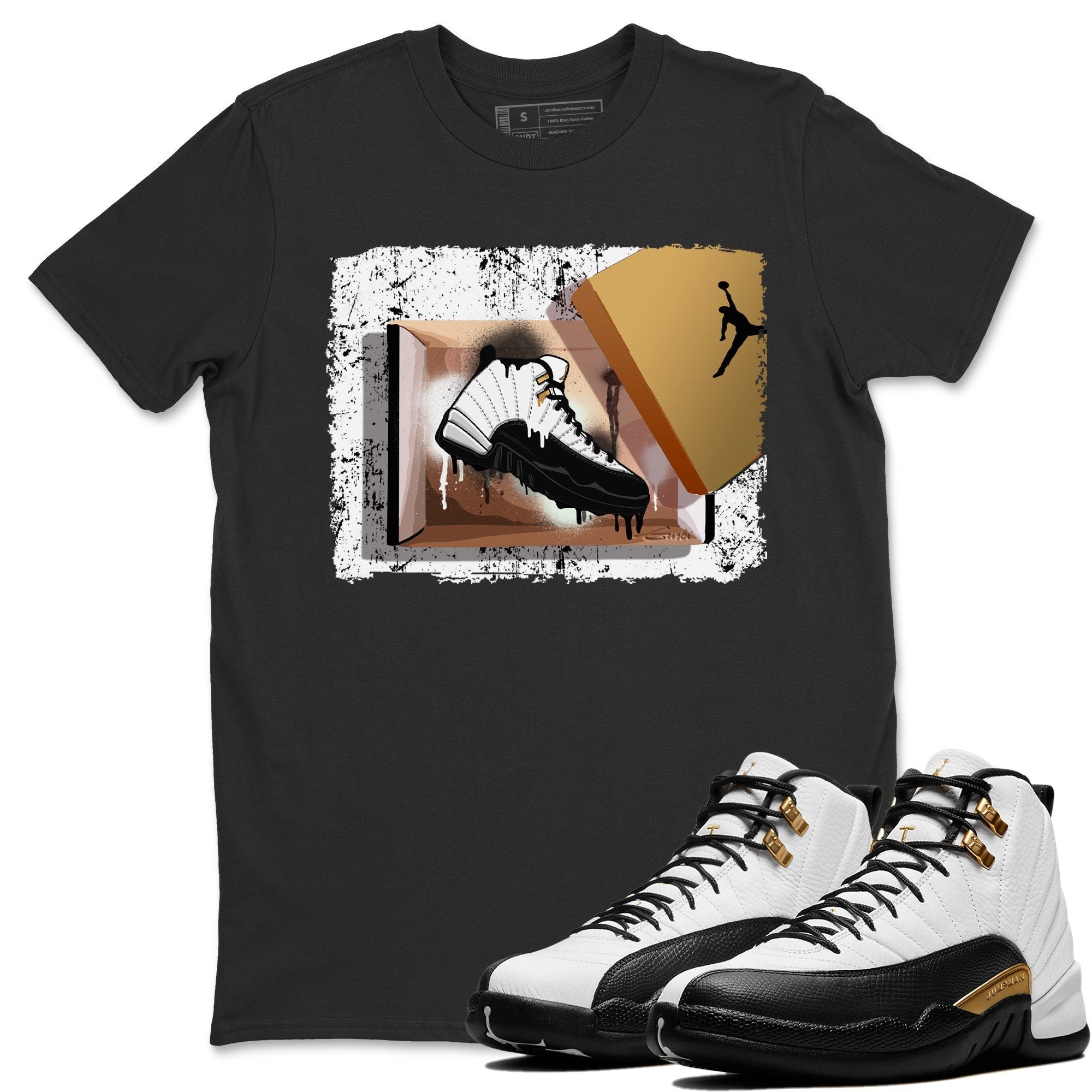Jordan 12 Royalty Shirt To Match Jordans New Kicks Sneaker Tees Jordan 12 Royalty Drip Gear Zone Sneaker Matching Clothing Unisex Shirts