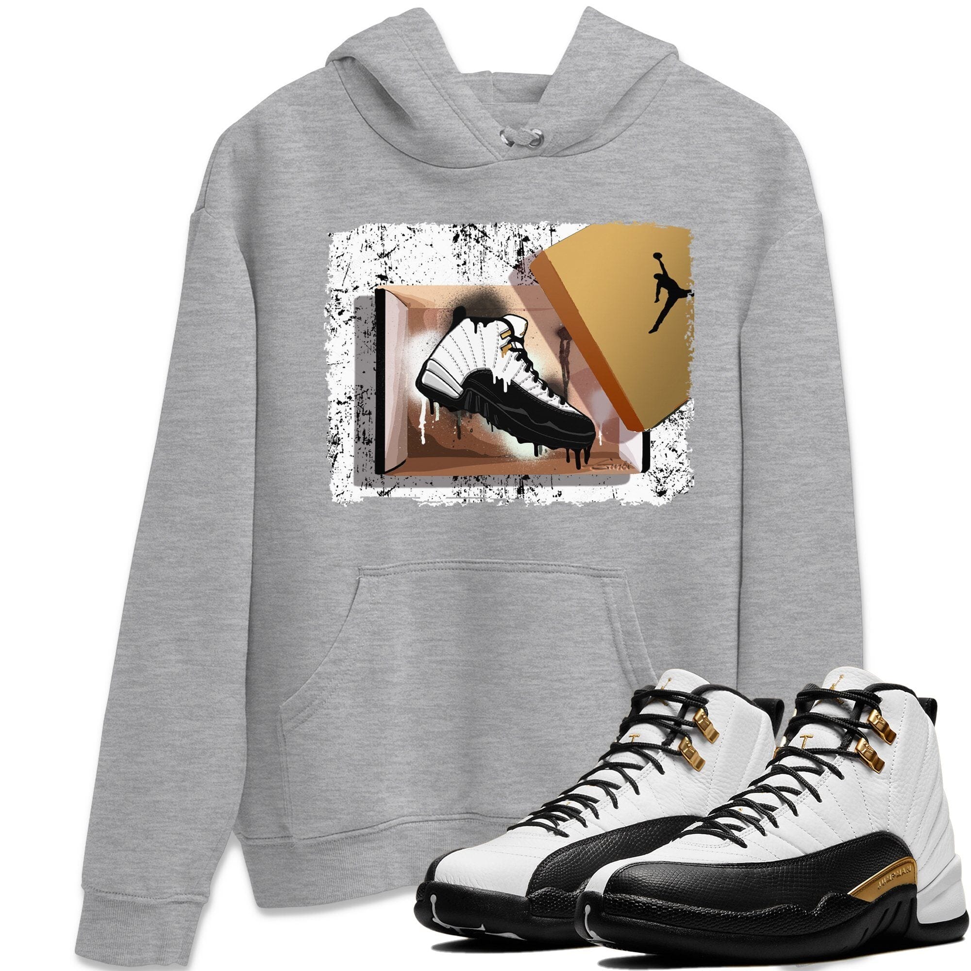 Jordan 12 Royalty Shirt To Match Jordans New Kicks Sneaker Tees Jordan 12 Royalty Drip Gear Zone Sneaker Matching Clothing Unisex Shirts