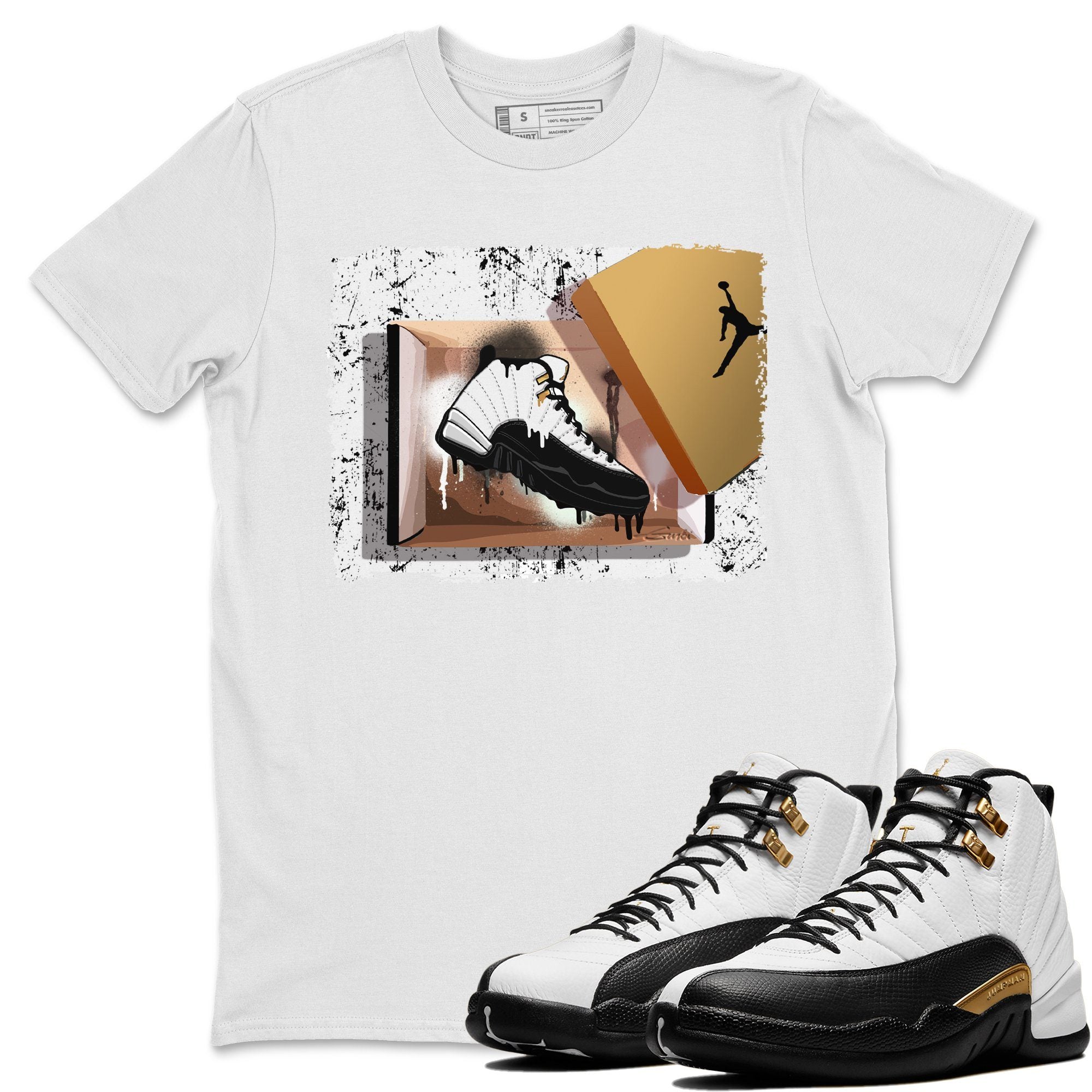 Jordan 12 Royalty Shirt To Match Jordans New Kicks Sneaker Tees Jordan 12 Royalty Drip Gear Zone Sneaker Matching Clothing Unisex Shirts