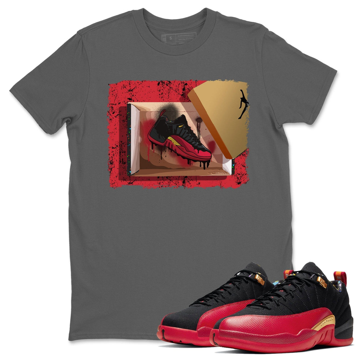 Jordan 12 Super Bowl Shirt To Match Jordans New Kicks Sneaker Tees Jordan 12 Super Bowl Drip Gear Zone Sneaker Matching Clothing Unisex Shirts