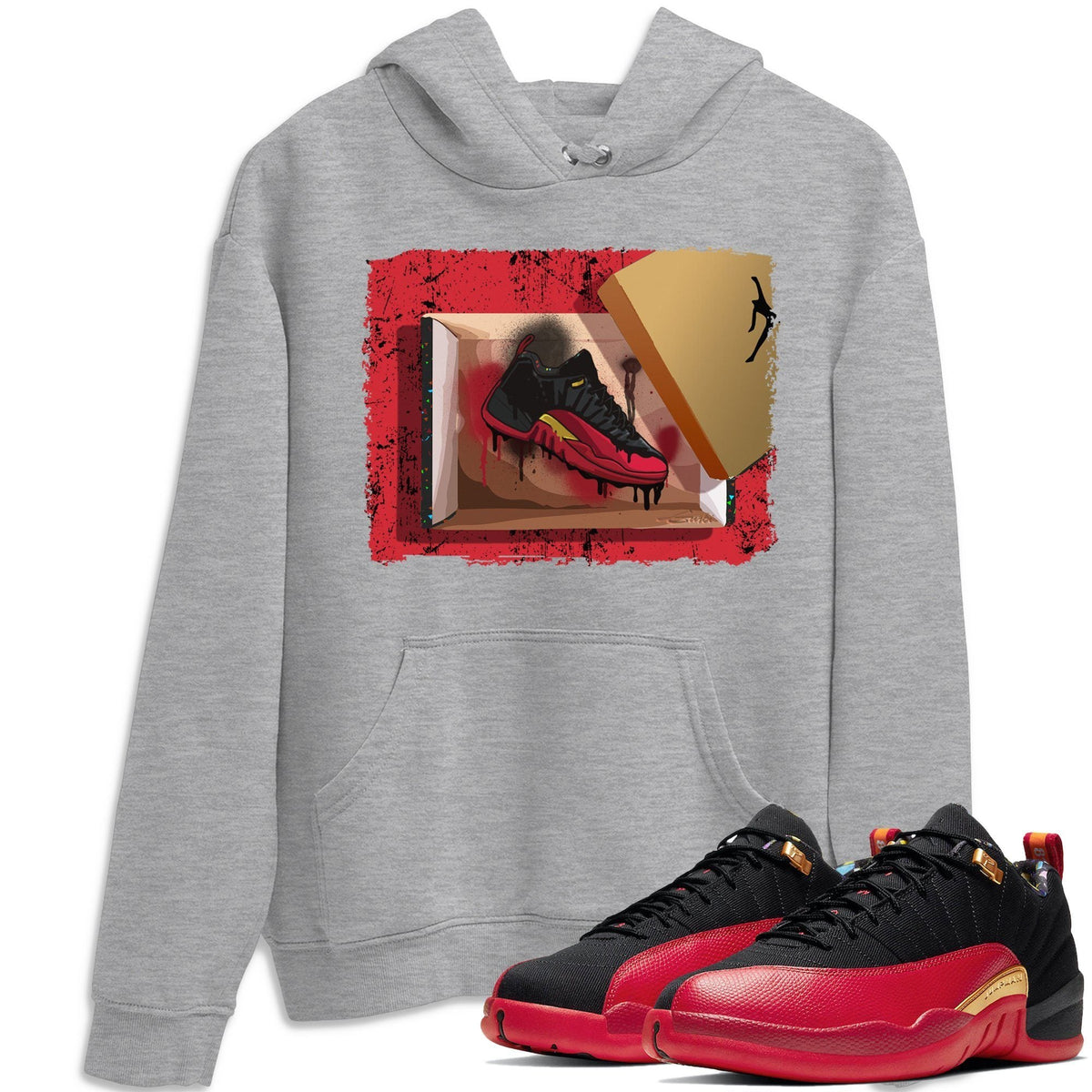Jordan 12 Super Bowl Shirt To Match Jordans New Kicks Sneaker Tees Jordan 12 Super Bowl Drip Gear Zone Sneaker Matching Clothing Unisex Shirts