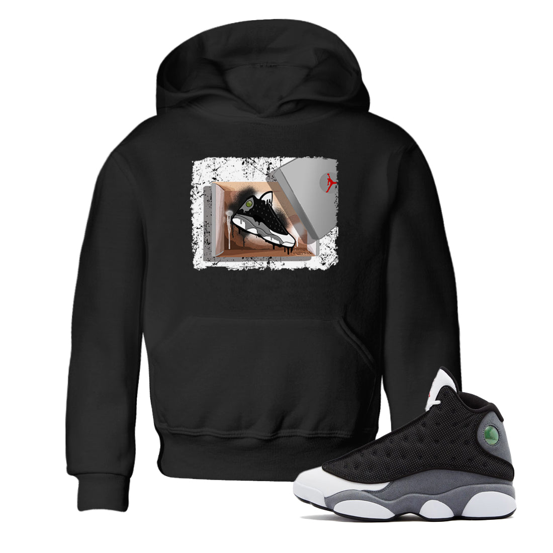 Air Jordan 13 Black Flint New Kicks Baby and Kids Streetwear Sneaker Shirt Air Jordan 13 Black Flint Kids Streetwear Sneaker Shirt Washing and Care Tip