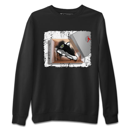 Air Jordan 13 Black Flint Sneaker Match Tees New Kicks Streetwear Sneaker Shirt Air Jordan 13 Retro Black Flint Tee Unisex Shirts Black 2