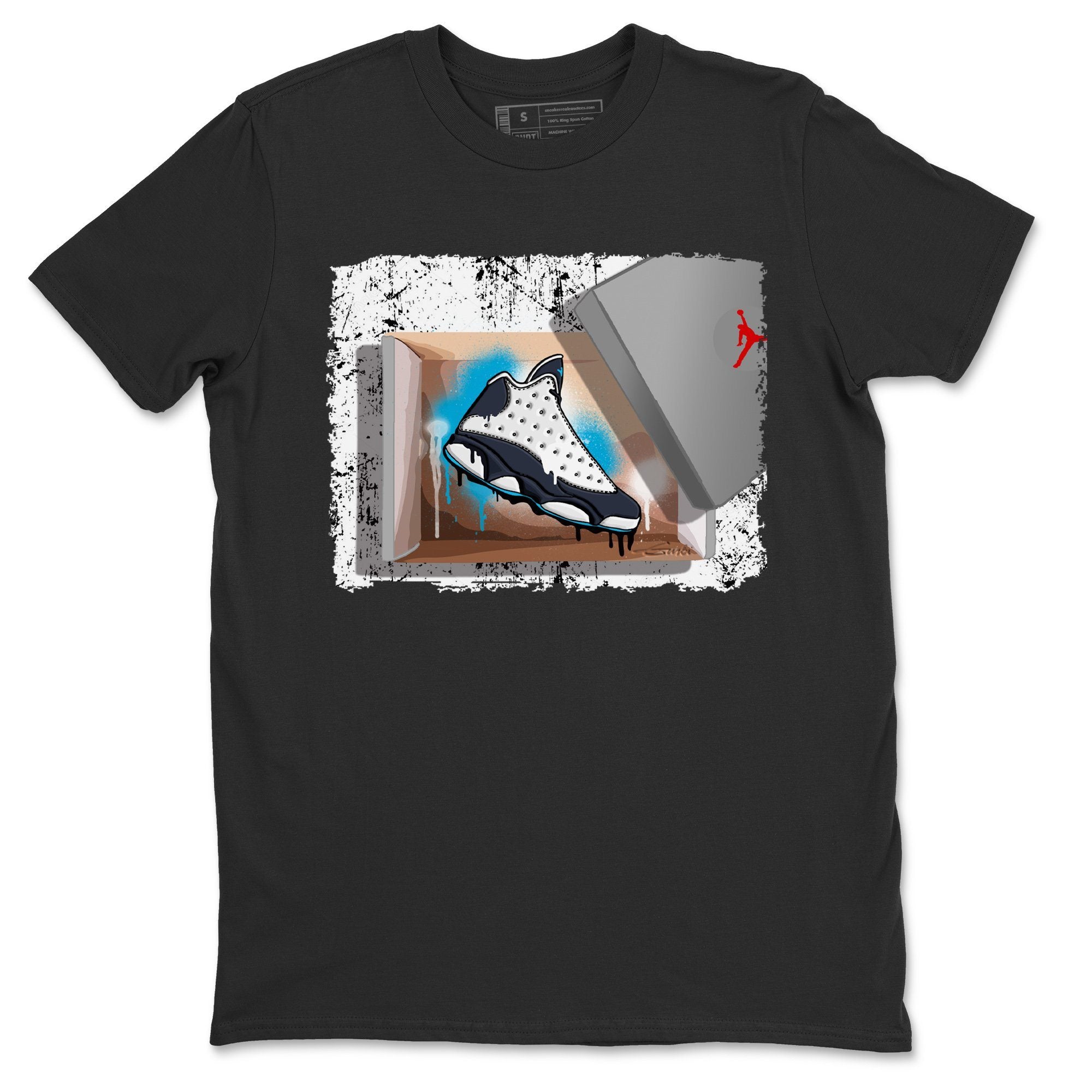 Jordan 13 Obsidian Shirt To Match Jordans New Kicks Sneaker Tees Jordan 13 Obsidian Drip Gear Zone Sneaker Matching Clothing Unisex Shirts