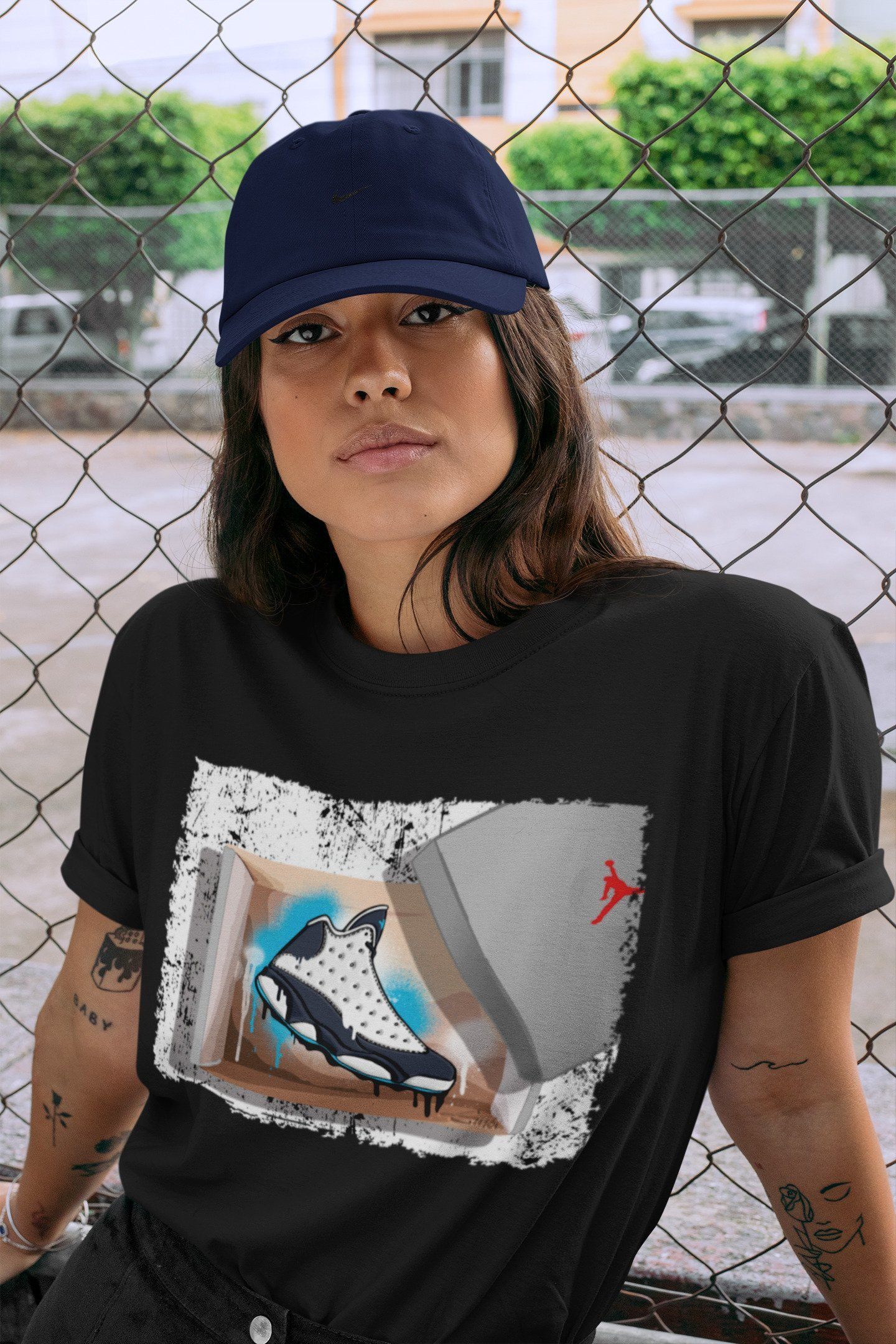 Jordan 13 Obsidian Shirt To Match Jordans New Kicks Sneaker Tees Jordan 13 Obsidian Drip Gear Zone Sneaker Matching Clothing Unisex Shirts