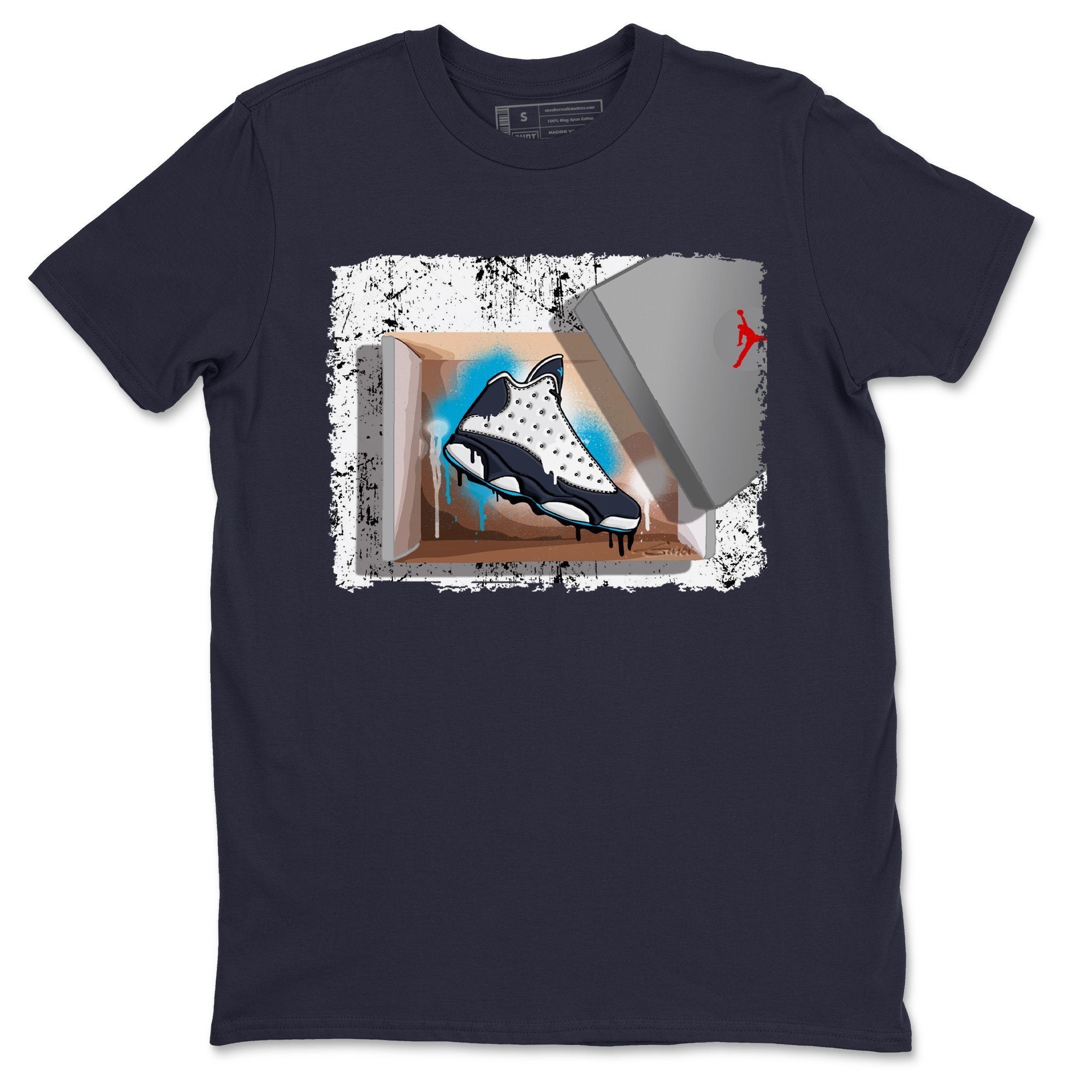 Jordan 13 Obsidian Shirt To Match Jordans New Kicks Sneaker Tees Jordan 13 Obsidian Drip Gear Zone Sneaker Matching Clothing Unisex Shirts