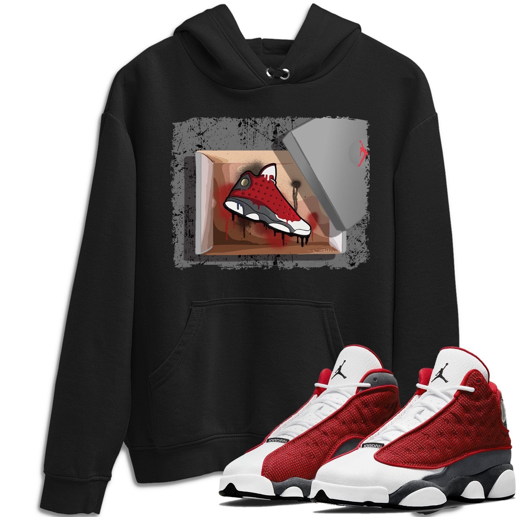 Jordan 13 Red Flint Shirt To Match Jordans New Kicks Sneaker Tees Jordan 13 Red Flint Drip Gear Zone Sneaker Matching Clothing Unisex Shirts