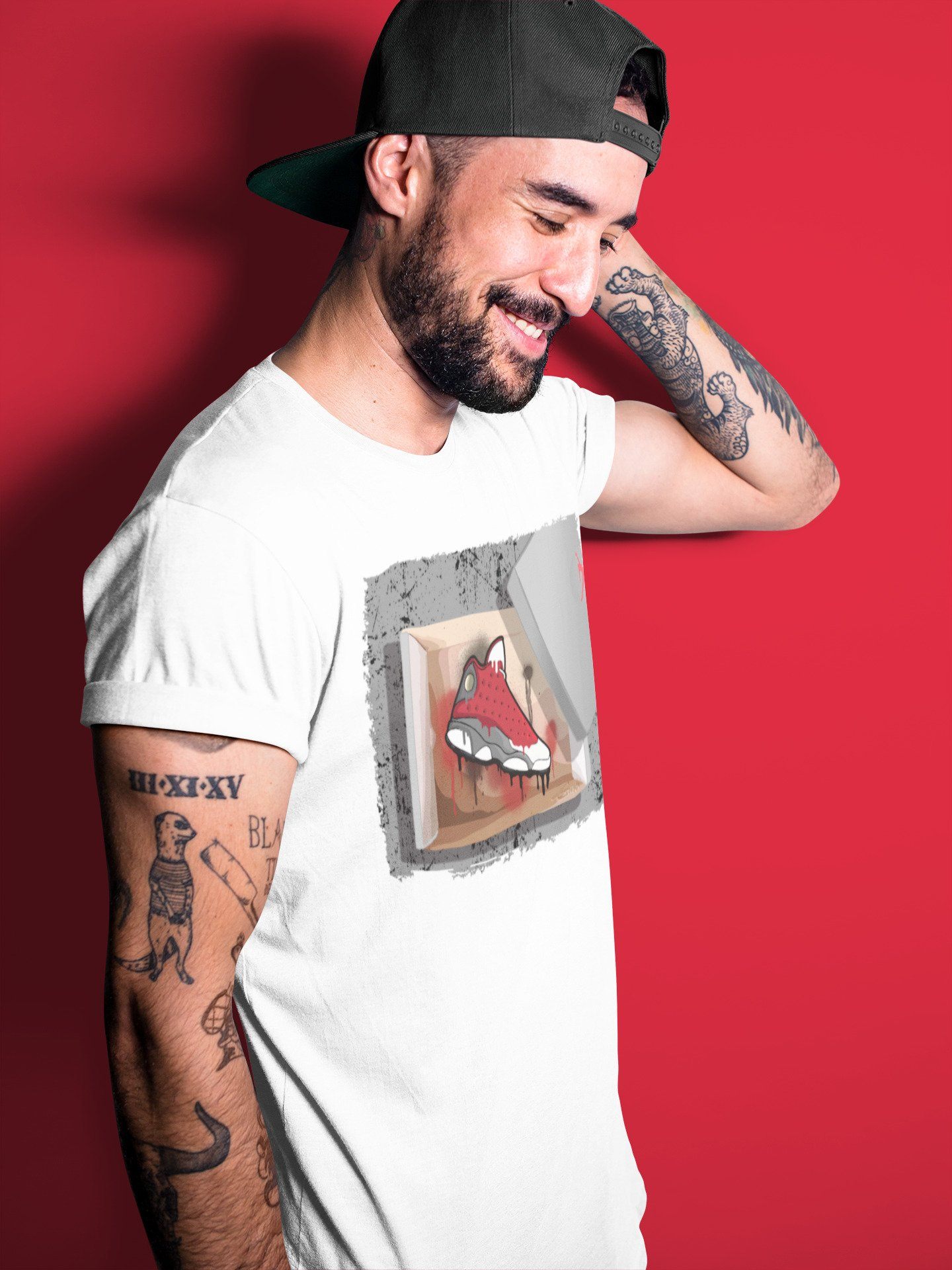 Jordan 13 Red Flint Shirt To Match Jordans New Kicks Sneaker Tees Jordan 13 Red Flint Drip Gear Zone Sneaker Matching Clothing Unisex Shirts