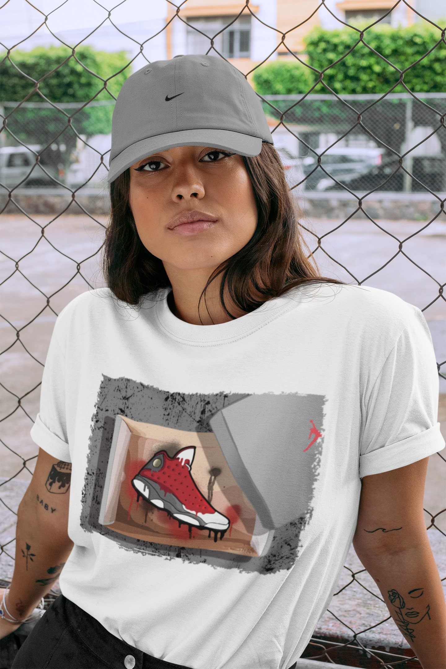 Jordan 13 Red Flint Shirt To Match Jordans New Kicks Sneaker Tees Jordan 13 Red Flint Drip Gear Zone Sneaker Matching Clothing Unisex Shirts
