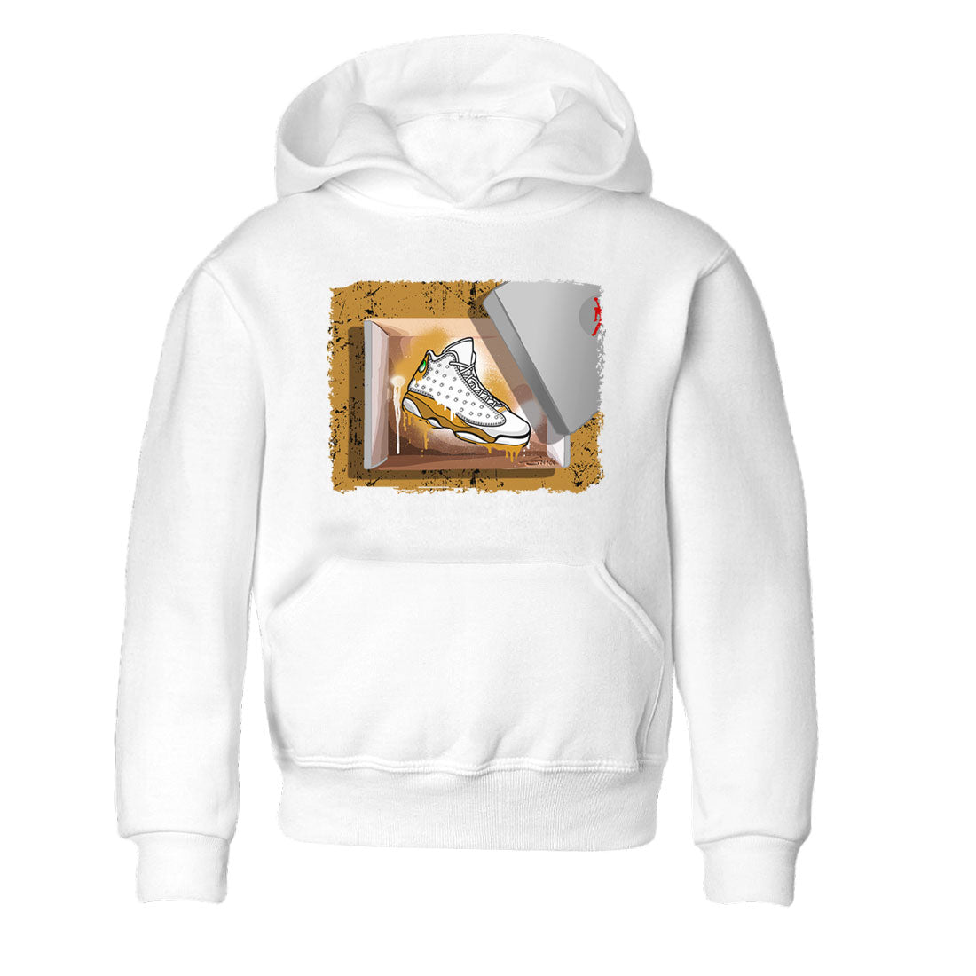 Air Jordan 13 Retro Wheat shirt to match jordans New Kicks Streetwear Sneaker Shirt Air Jordan 13 Wheat Drip Gear Zone Sneaker Matching Clothing Baby Toddler White 2 T-Shirt