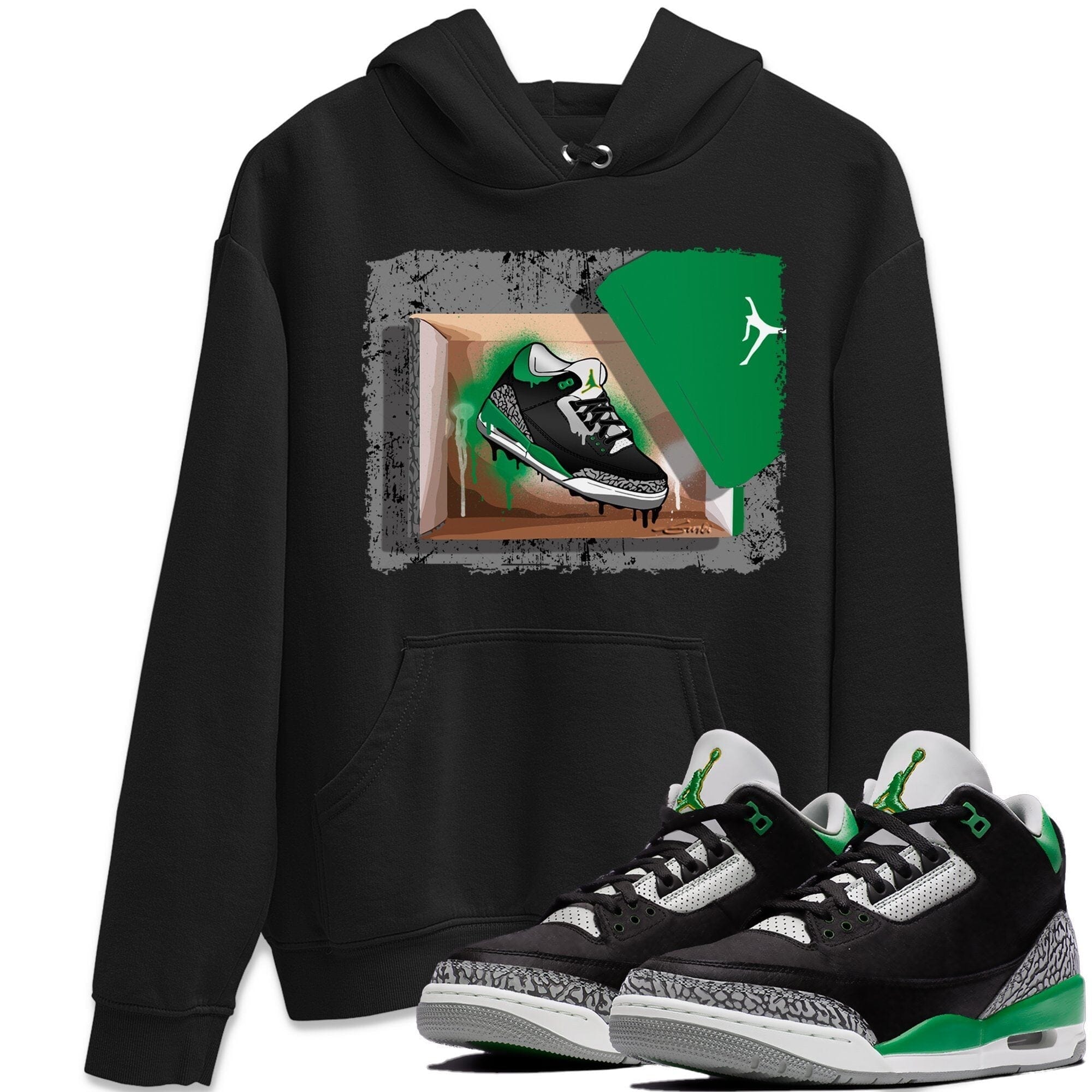 Jordan 3 Pine Green Shirt To Match Jordans New Kicks Sneaker Tees Jordan 3 Pine Green Drip Gear Zone Sneaker Matching Clothing Unisex Shirts