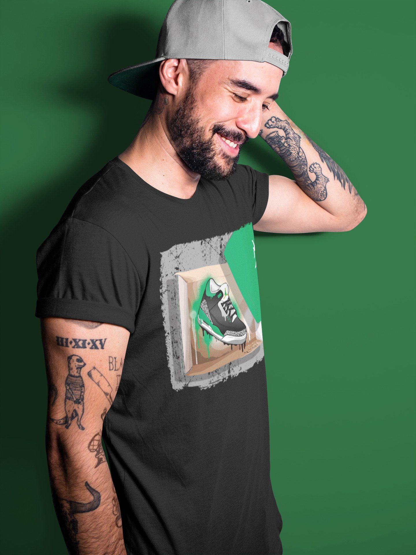 Jordan 3 Pine Green Shirt To Match Jordans New Kicks Sneaker Tees Jordan 3 Pine Green Drip Gear Zone Sneaker Matching Clothing Unisex Shirts