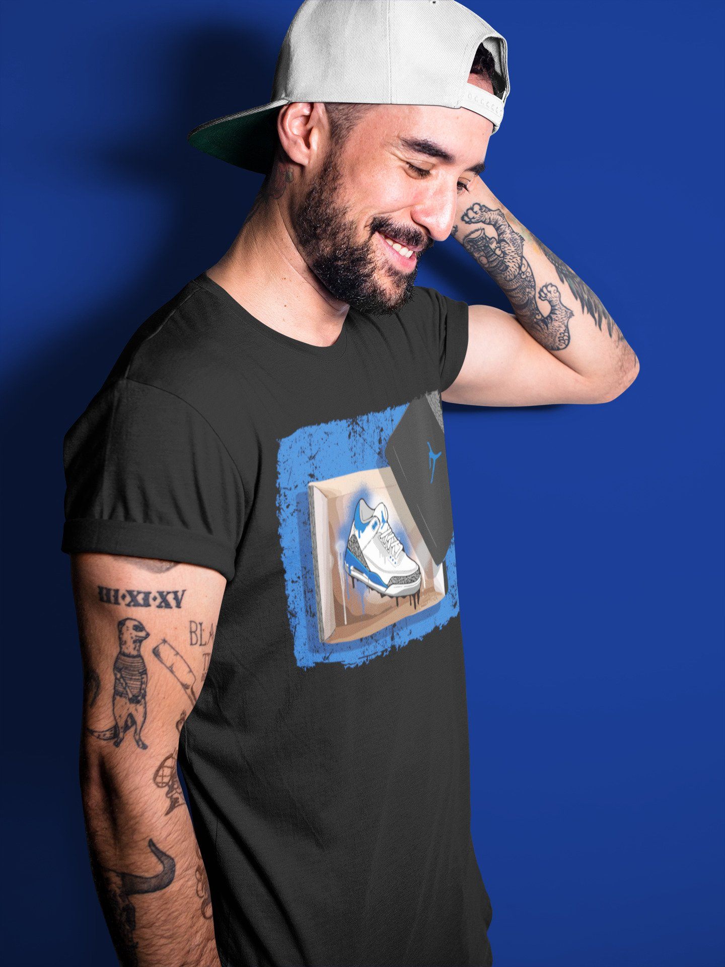 Jordan 3 Racer Blue Shirt To Match Jordans New Kicks Sneaker Tees Jordan 3 Racer Blue Drip Gear Zone Sneaker Matching Clothing Unisex Shirts