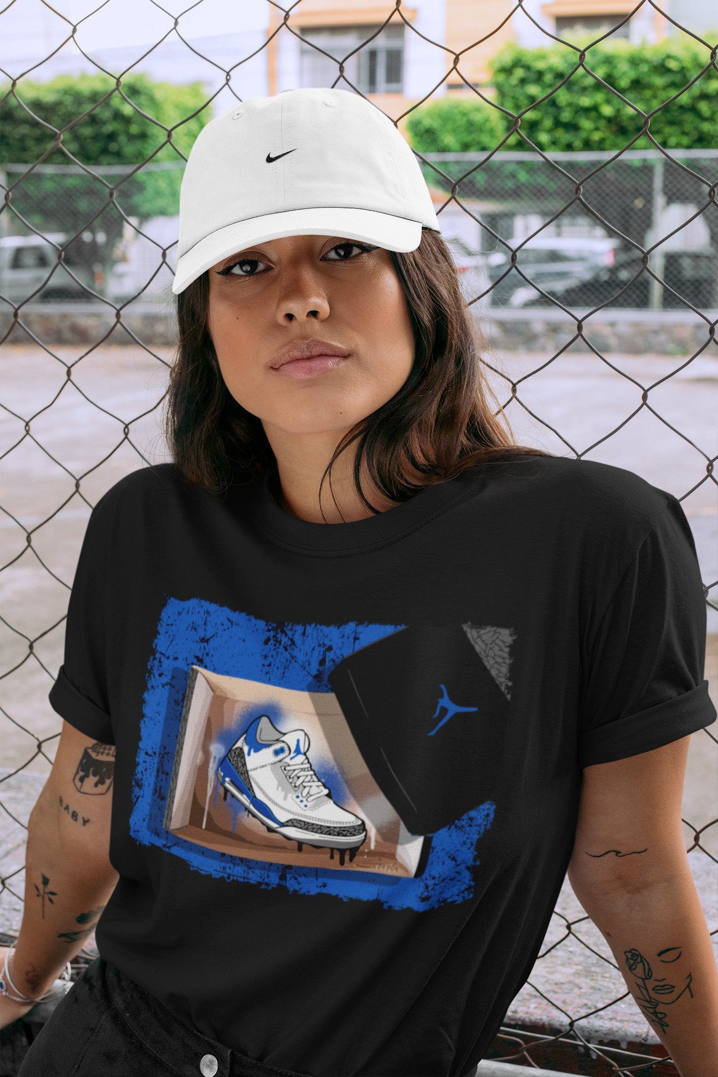 Jordan 3 Racer Blue Shirt To Match Jordans New Kicks Sneaker Tees Jordan 3 Racer Blue Drip Gear Zone Sneaker Matching Clothing Unisex Shirts