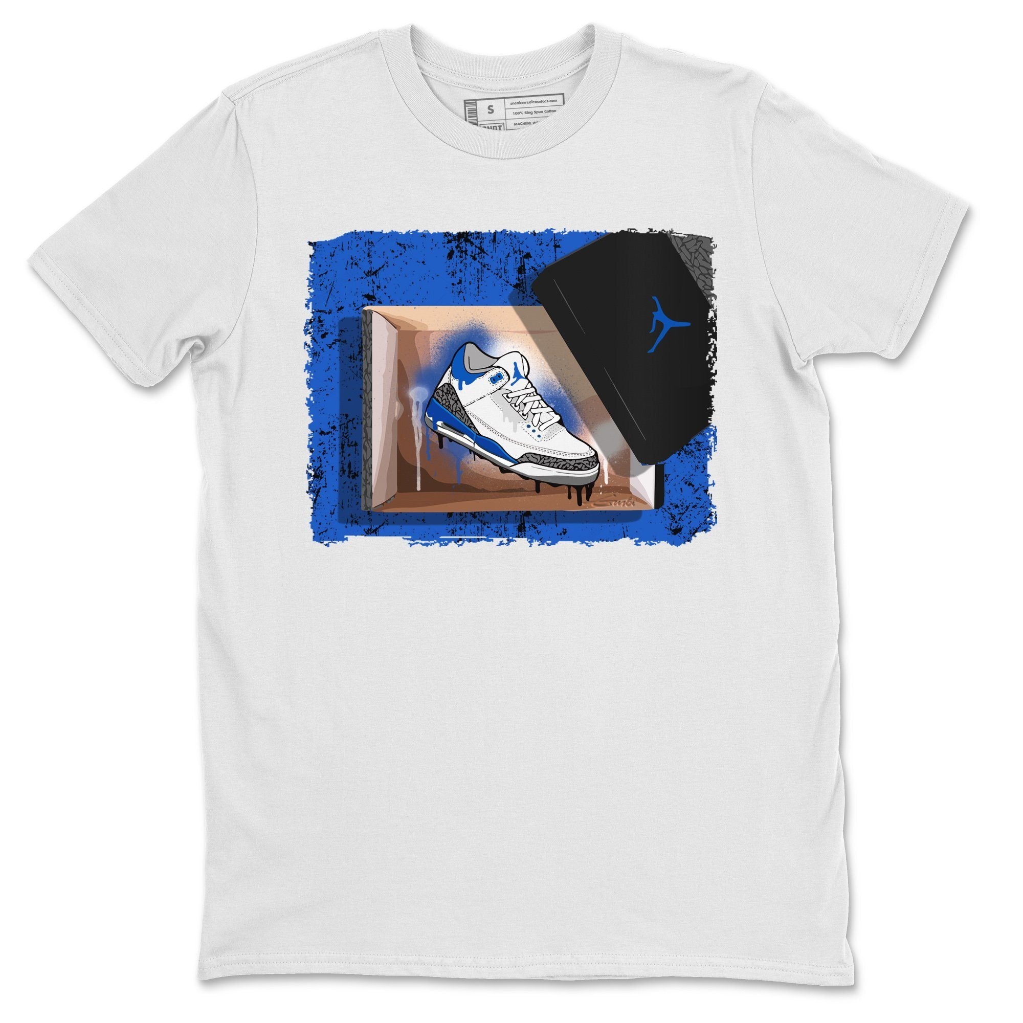 Jordan 3 Racer Blue Shirt To Match Jordans New Kicks Sneaker Tees Jordan 3 Racer Blue Drip Gear Zone Sneaker Matching Clothing Unisex Shirts