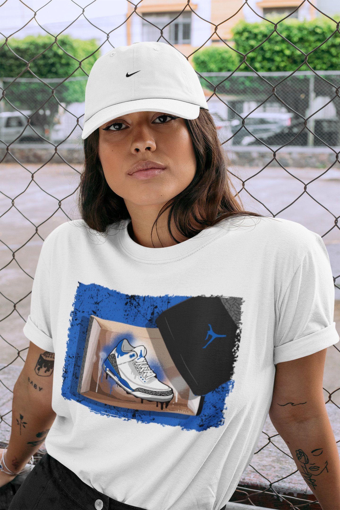 Jordan 3 Racer Blue Shirt To Match Jordans New Kicks Sneaker Tees Jordan 3 Racer Blue Drip Gear Zone Sneaker Matching Clothing Unisex Shirts