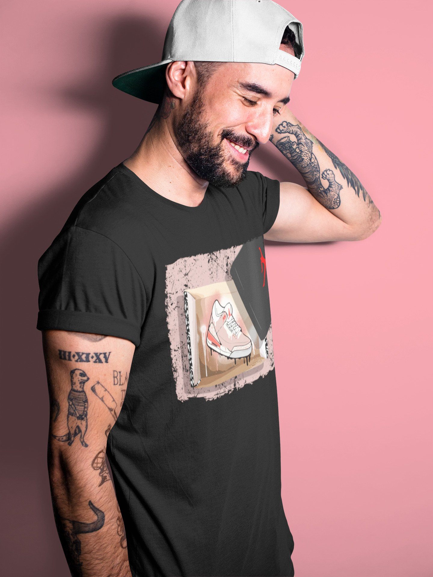 Jordan 3 Rust Pink Shirt To Match Jordans New Kicks Sneaker Tees Jordan 3 Rust Pink Drip Gear Zone Sneaker Matching Clothing Unisex Shirts