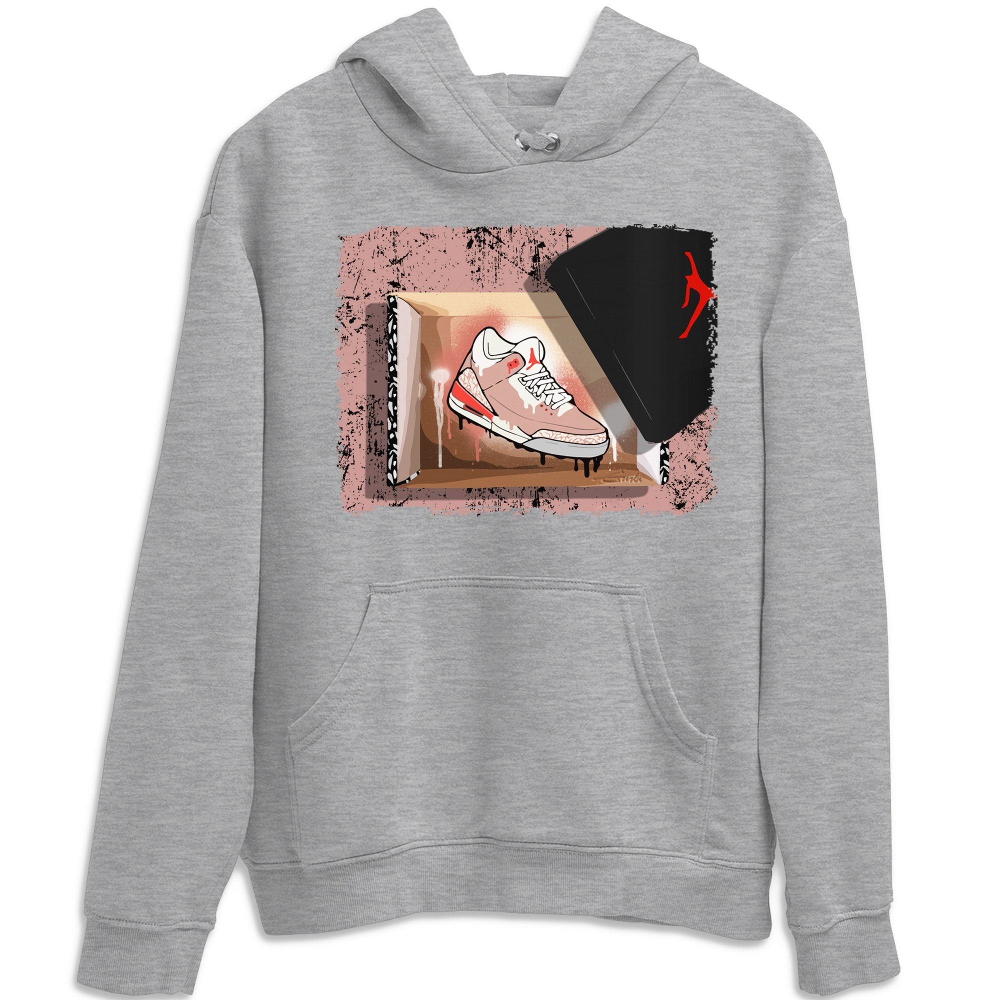 Jordan 3 Rust Pink Shirt To Match Jordans New Kicks Sneaker Tees Jordan 3 Rust Pink Drip Gear Zone Sneaker Matching Clothing Unisex Shirts