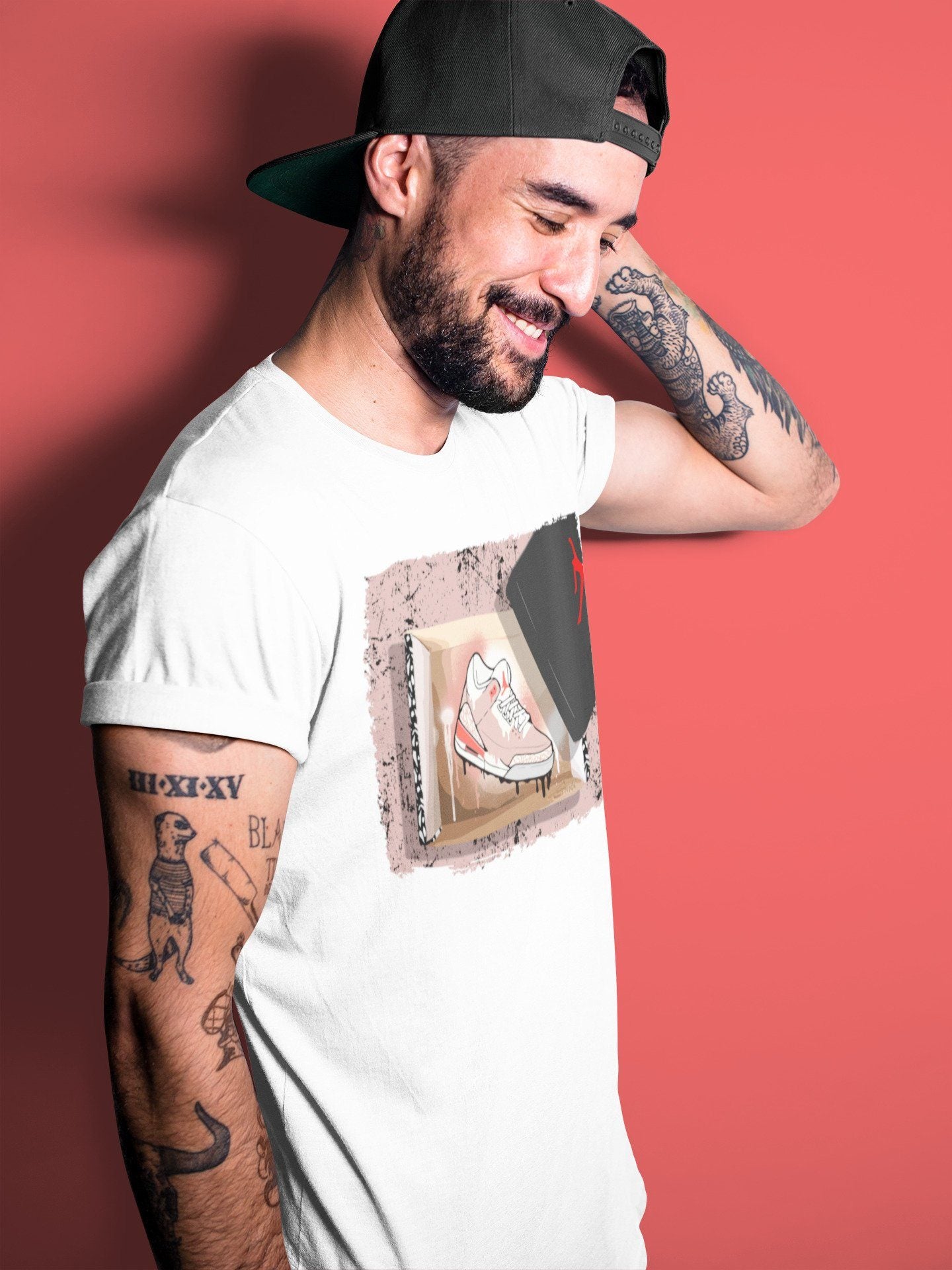 Jordan 3 Rust Pink Shirt To Match Jordans New Kicks Sneaker Tees Jordan 3 Rust Pink Drip Gear Zone Sneaker Matching Clothing Unisex Shirts