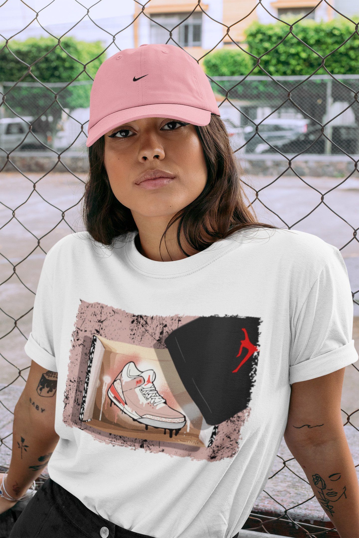 Jordan 3 Rust Pink Shirt To Match Jordans New Kicks Sneaker Tees Jordan 3 Rust Pink Drip Gear Zone Sneaker Matching Clothing Unisex Shirts