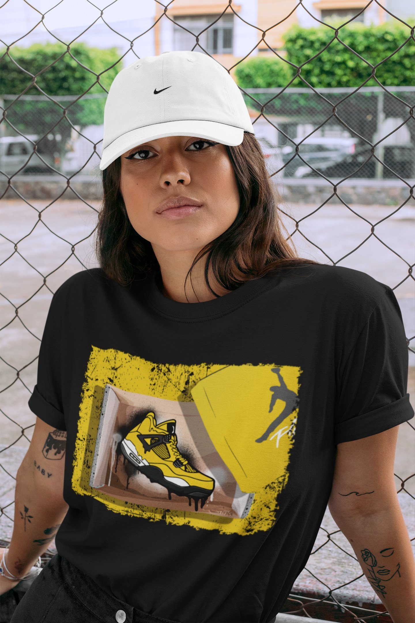 Jordan 4 Lightning Shirt To Match Jordans New Kicks Sneaker Tees Jordan 4 Lightning Drip Gear Zone Sneaker Matching Clothing Unisex Shirts