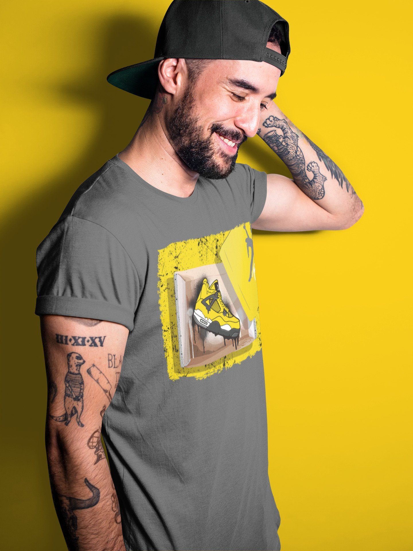 Jordan 4 Lightning Shirt To Match Jordans New Kicks Sneaker Tees Jordan 4 Lightning Drip Gear Zone Sneaker Matching Clothing Unisex Shirts