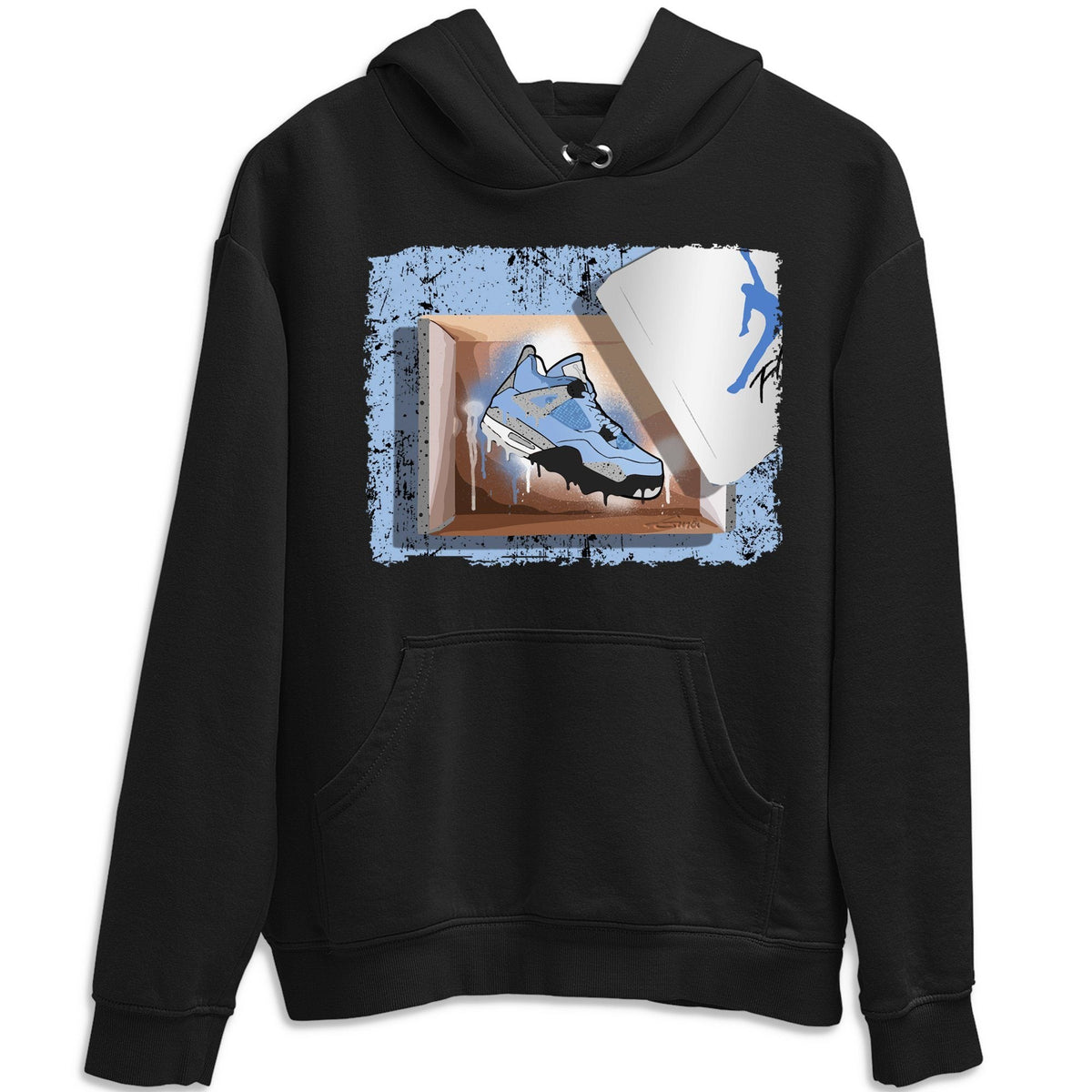 Jordan 4 University Blue Shirt To Match Jordans New Kicks Sneaker Tees Jordan 4 University Blue Drip Gear Zone Sneaker Matching Clothing Unisex Shirts