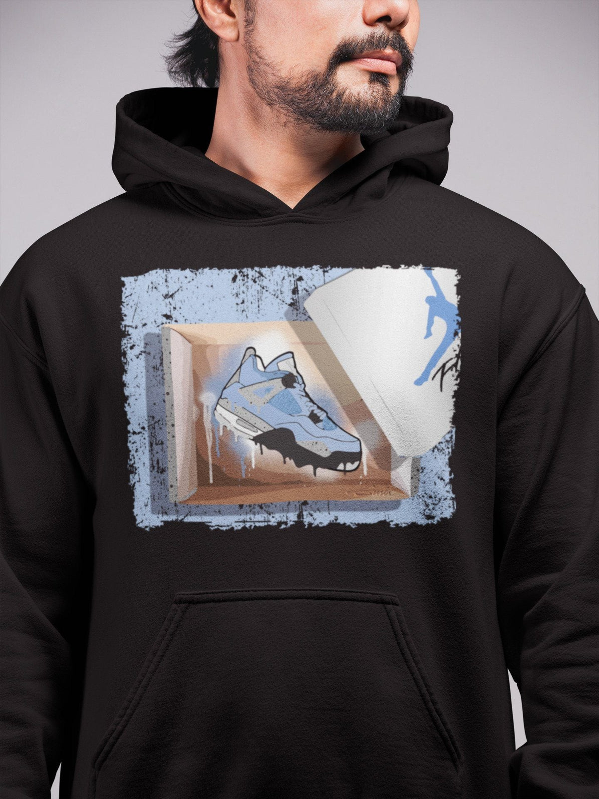 Jordan 4 University Blue Shirt To Match Jordans New Kicks Sneaker Tees Jordan 4 University Blue Drip Gear Zone Sneaker Matching Clothing Unisex Shirts