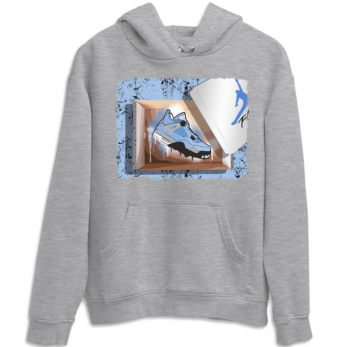Jordan 4 University Blue Shirt To Match Jordans New Kicks Sneaker Tees Jordan 4 University Blue Drip Gear Zone Sneaker Matching Clothing Unisex Shirts