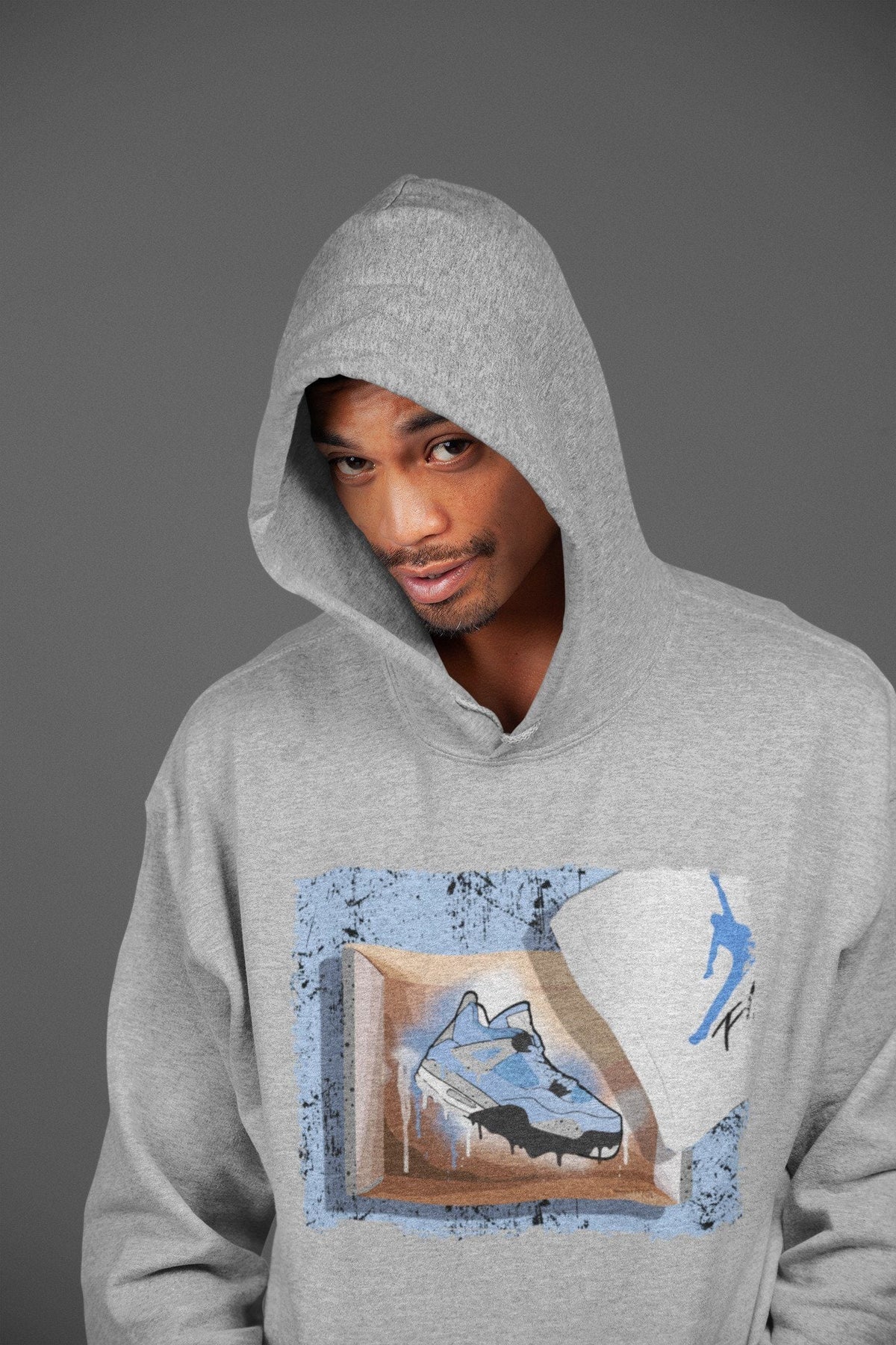 Jordan 4 University Blue Shirt To Match Jordans New Kicks Sneaker Tees Jordan 4 University Blue Drip Gear Zone Sneaker Matching Clothing Unisex Shirts