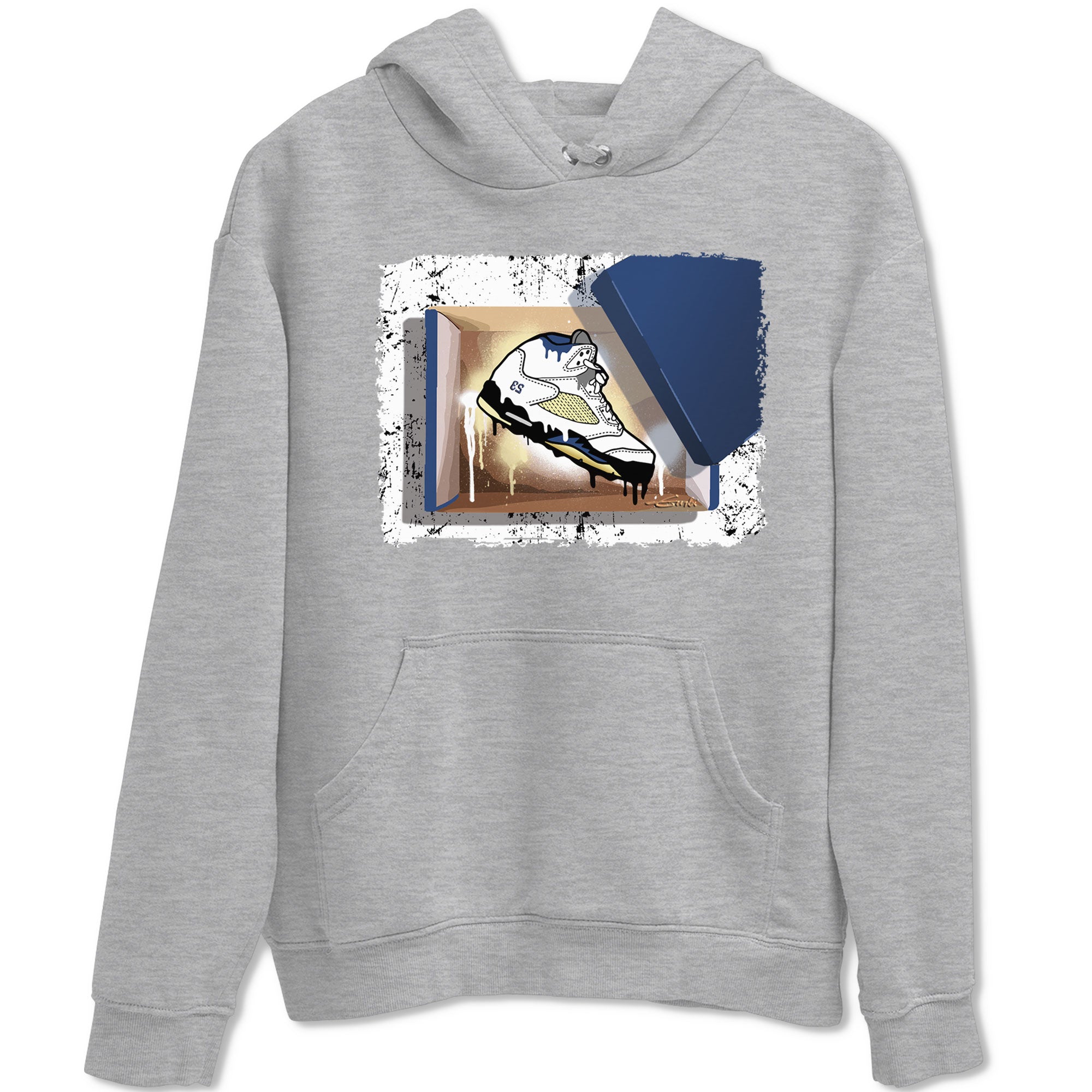 Air Jordan 5 A Ma Maniere x Dawn shirt to match jordans New Kicks sneaker tees Air Jordan 5 A Ma Maniere x Photon Dust Drip Gear Zone Streetwear Brand Sneaker Matching Shirt Unisex Heather Grey 2 T-Shirt