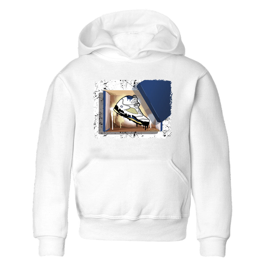 Air Jordan 5 A Ma Maniere x Dawn shirt to match jordans New Kicks sneaker tees Air Jordan 5 A Ma Maniere x Photon Dust Drip Gear Zone Streetwear Brand Sneaker Matching Shirt Baby Toddler White 2 T-Shirt