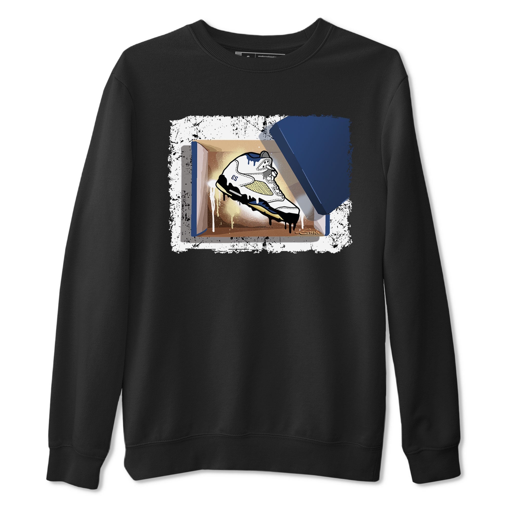 Air Jordan 5 A Ma Maniere x Dawn shirt to match jordans New Kicks sneaker tees Air Jordan 5 A Ma Maniere x Photon Dust Drip Gear Zone Streetwear Brand Sneaker Matching Shirt Unisex Black 2 T-Shirt