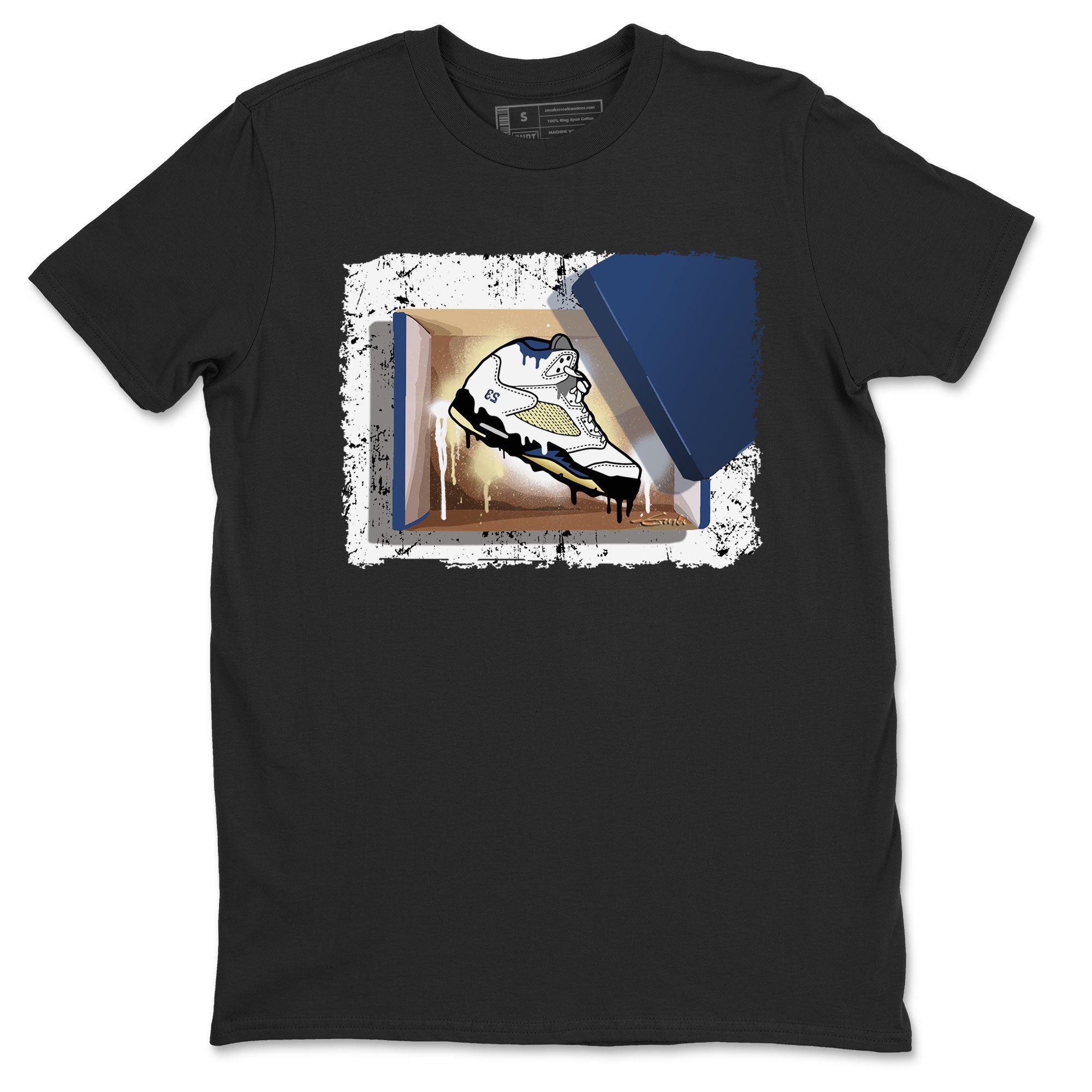 Air Jordan 5 A Ma Maniere x Dawn shirt to match jordans New Kicks sneaker tees Air Jordan 5 A Ma Maniere x Photon Dust Drip Gear Zone Streetwear Brand Sneaker Matching Shirt Unisex Black 2 T-Shirt