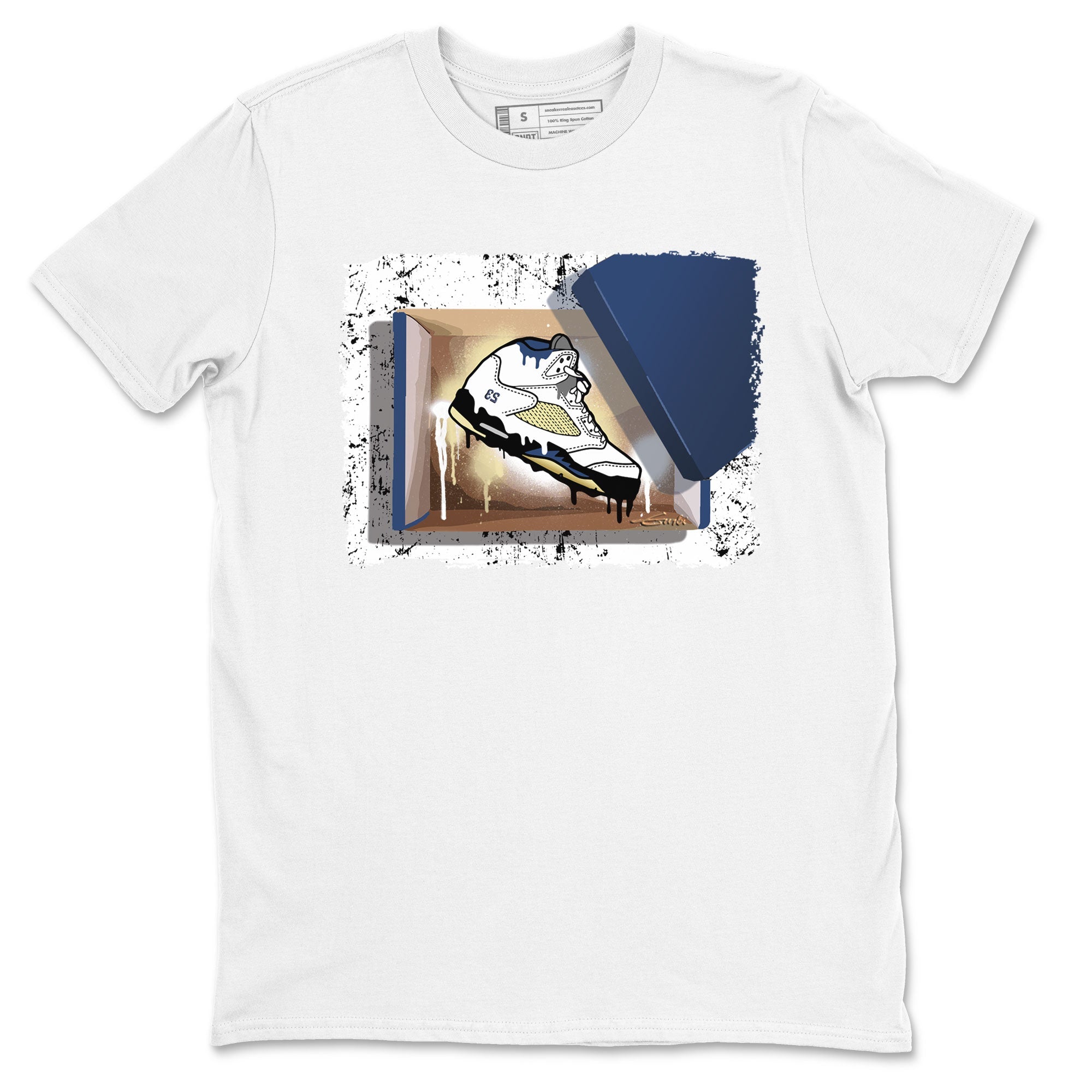 Air Jordan 5 A Ma Maniere x Dawn shirt to match jordans New Kicks sneaker tees Air Jordan 5 A Ma Maniere x Photon Dust Drip Gear Zone Streetwear Brand Sneaker Matching Shirt Unisex White 2 T-Shirt