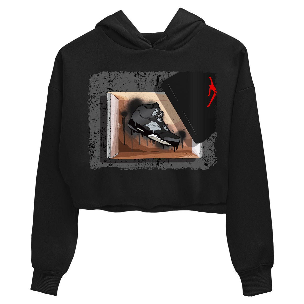 Jordan 5 Anthracite Sneaker Matching T-Shirt New Kicks Sneaker Tees Jordan 5 Anthracite Sneaker Release Tees Women's Shirts