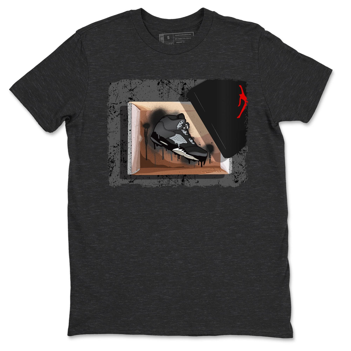 Jordan 5 Anthracite Shirt To Match Jordans New Kicks Sneaker Tees Jordan 5 Anthracite Drip Gear Zone Sneaker Matching Clothing Unisex Shirts