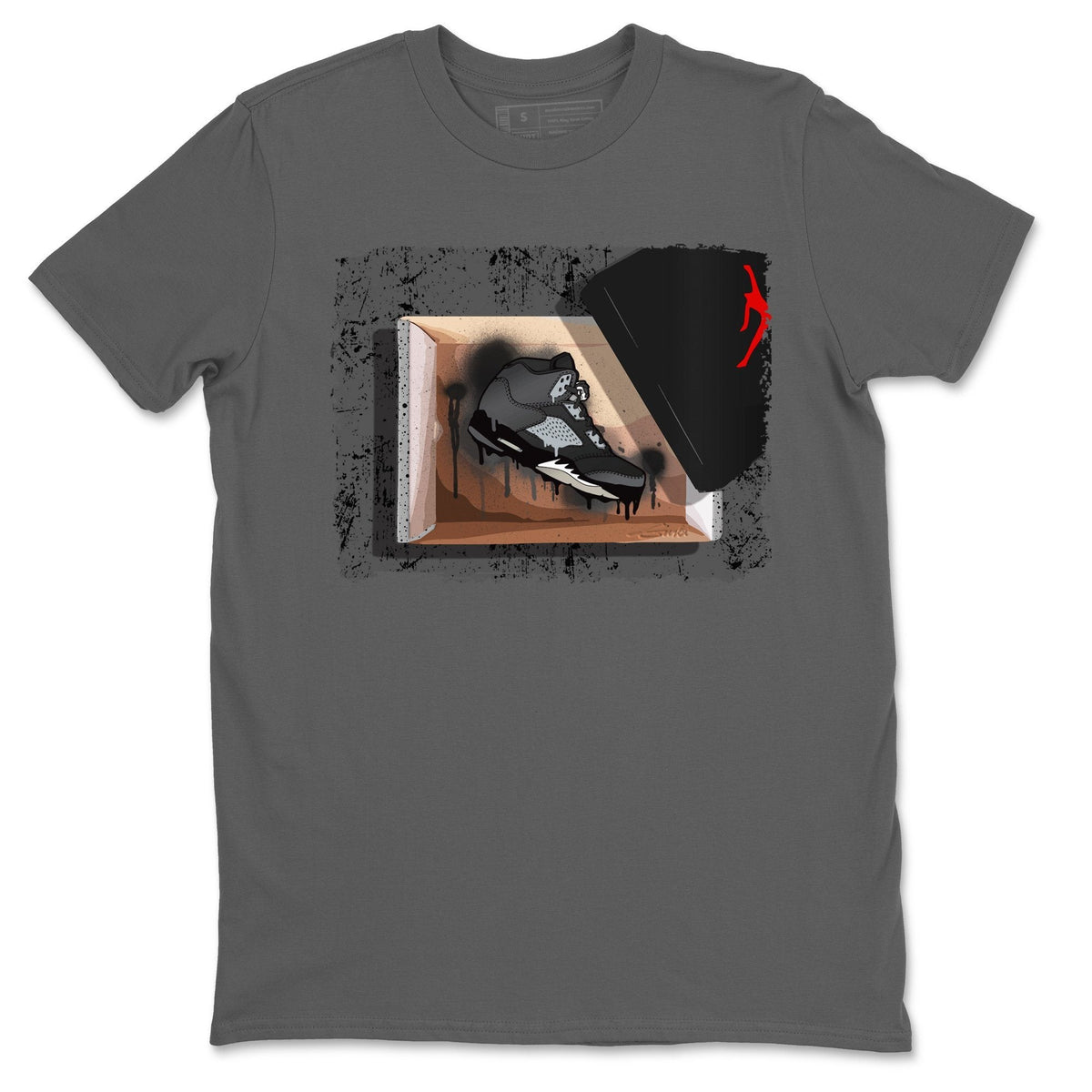 Jordan 5 Anthracite Shirt To Match Jordans New Kicks Sneaker Tees Jordan 5 Anthracite Drip Gear Zone Sneaker Matching Clothing Unisex Shirts