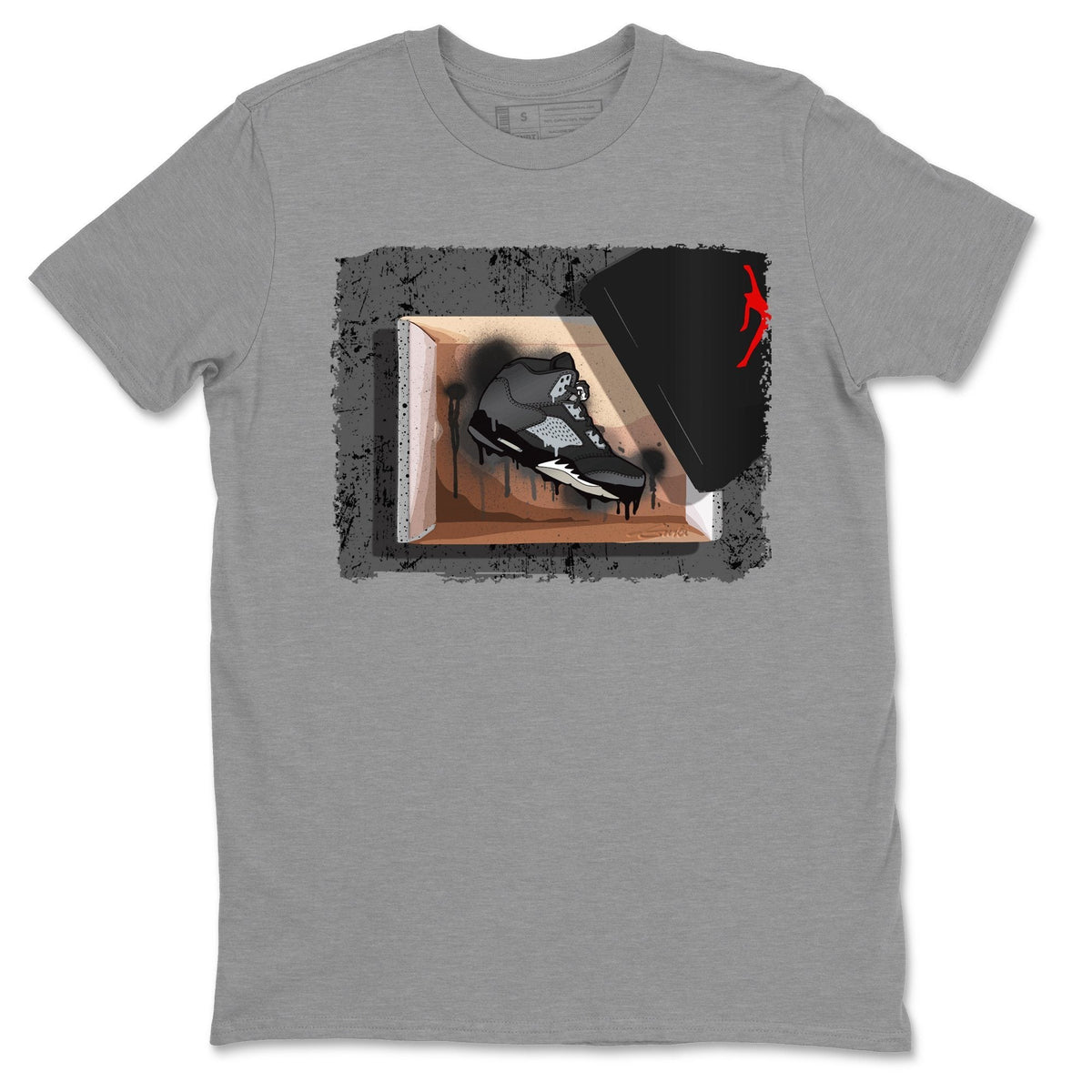 Jordan 5 Anthracite Shirt To Match Jordans New Kicks Sneaker Tees Jordan 5 Anthracite Drip Gear Zone Sneaker Matching Clothing Unisex Shirts
