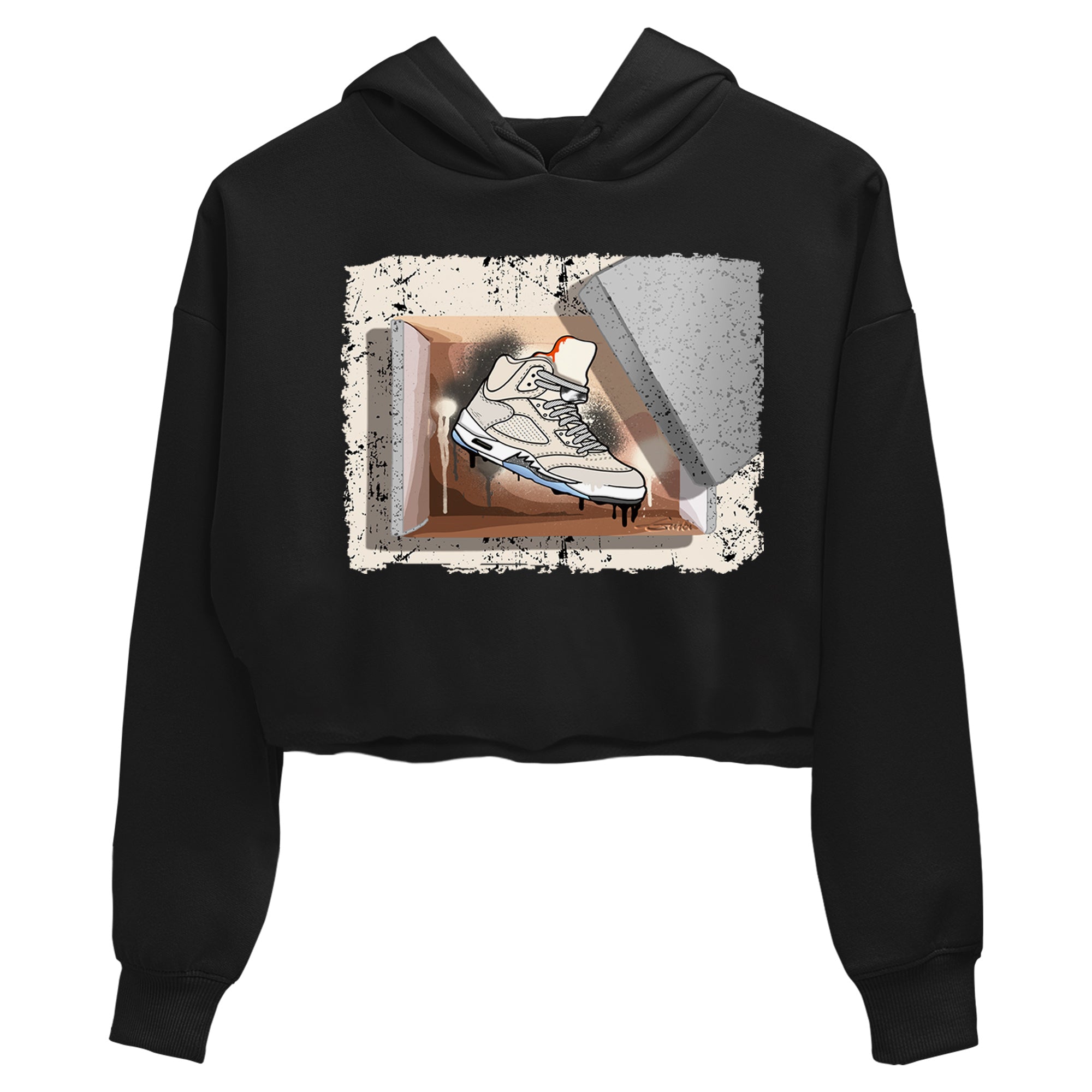 Air Jordan 5 Craft Sneaker Match Tees New Kicks Streetwear Sneaker Shirt Air Jordan 5 Craft Shirt Women's Shirts Black 2