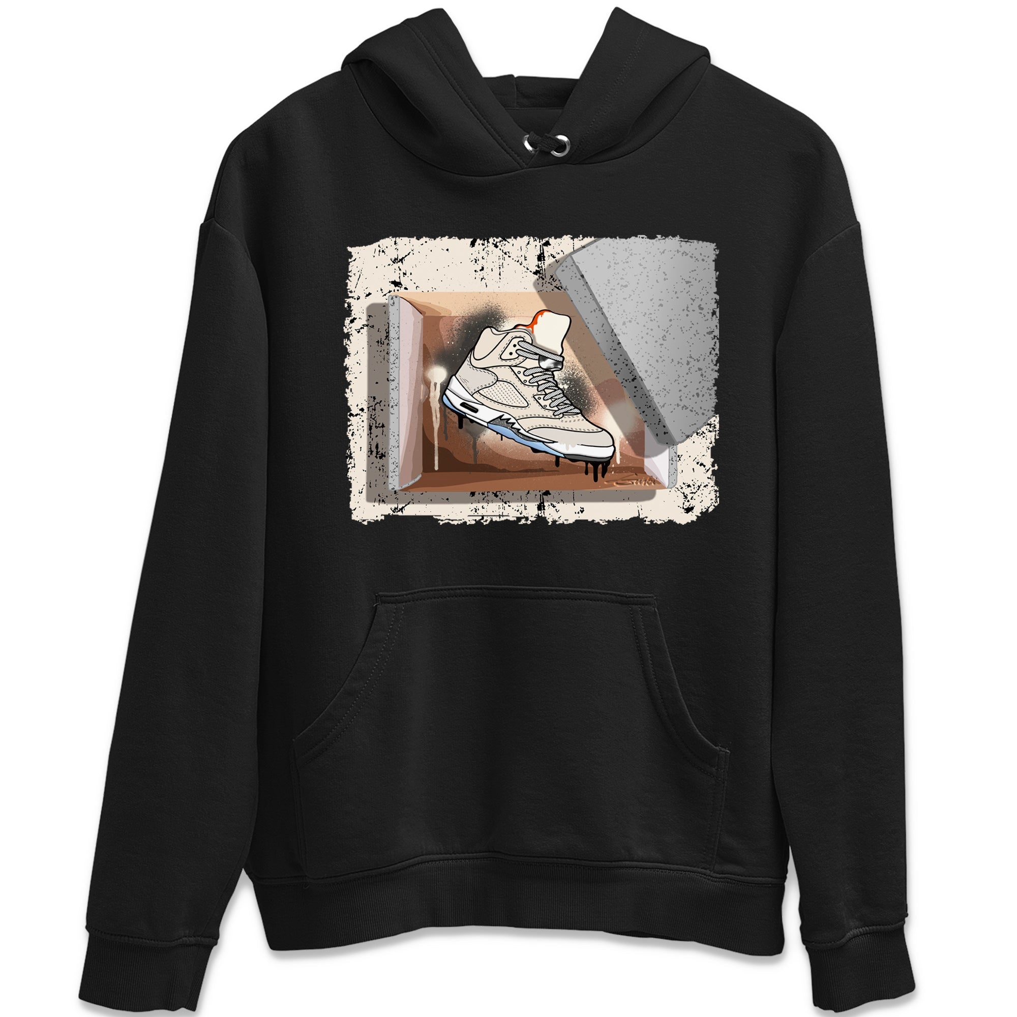 Air Jordan 5 Craft Sneaker Match Tees New Kicks Streetwear Sneaker Shirt Air Jordan 5 Craft Shirt Unisex Shirts Black 2