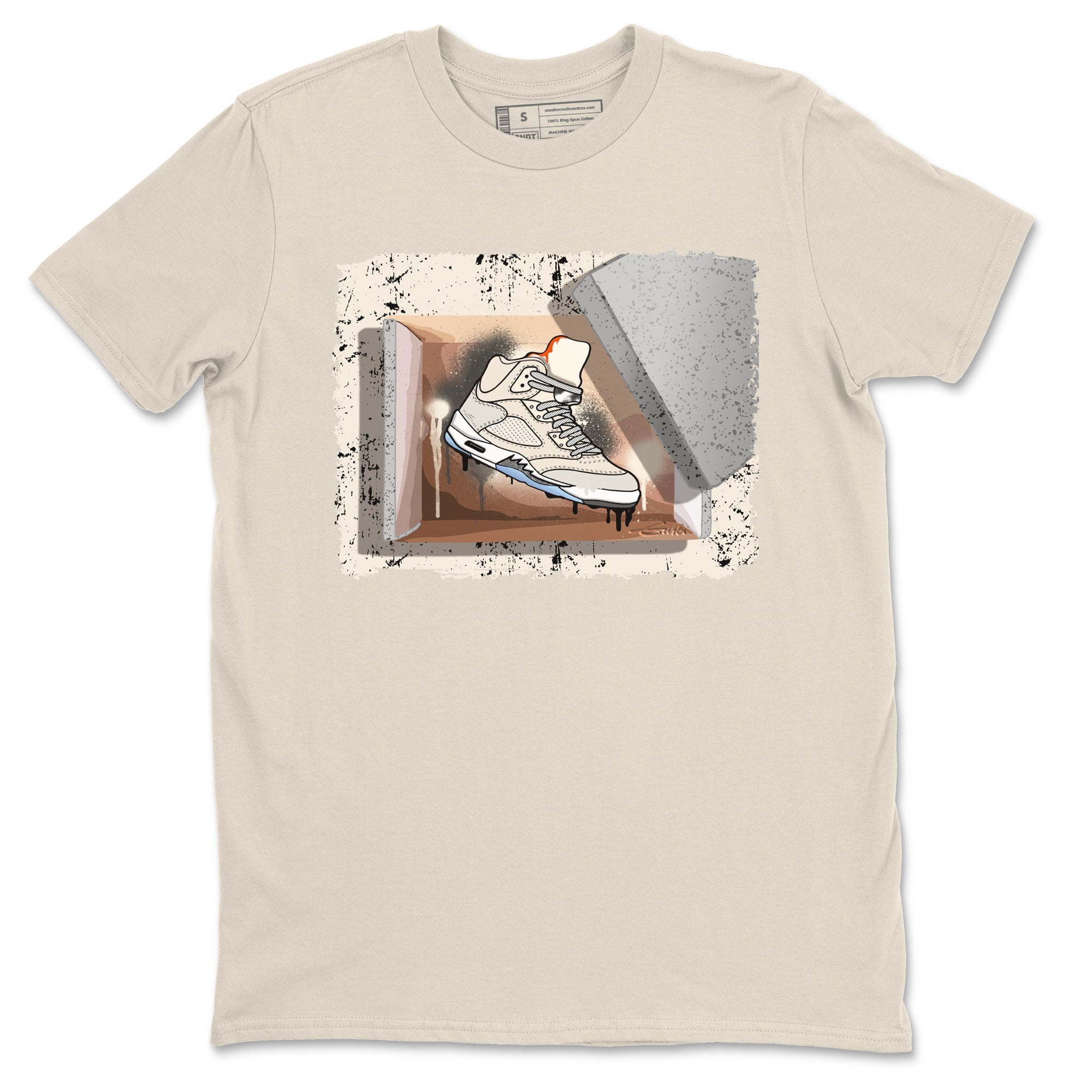 Air Jordan 5 Craft Sneaker Match Tees New Kicks Streetwear Sneaker Shirt Air Jordan 5 Craft Shirt Unisex Shirts Natural 2