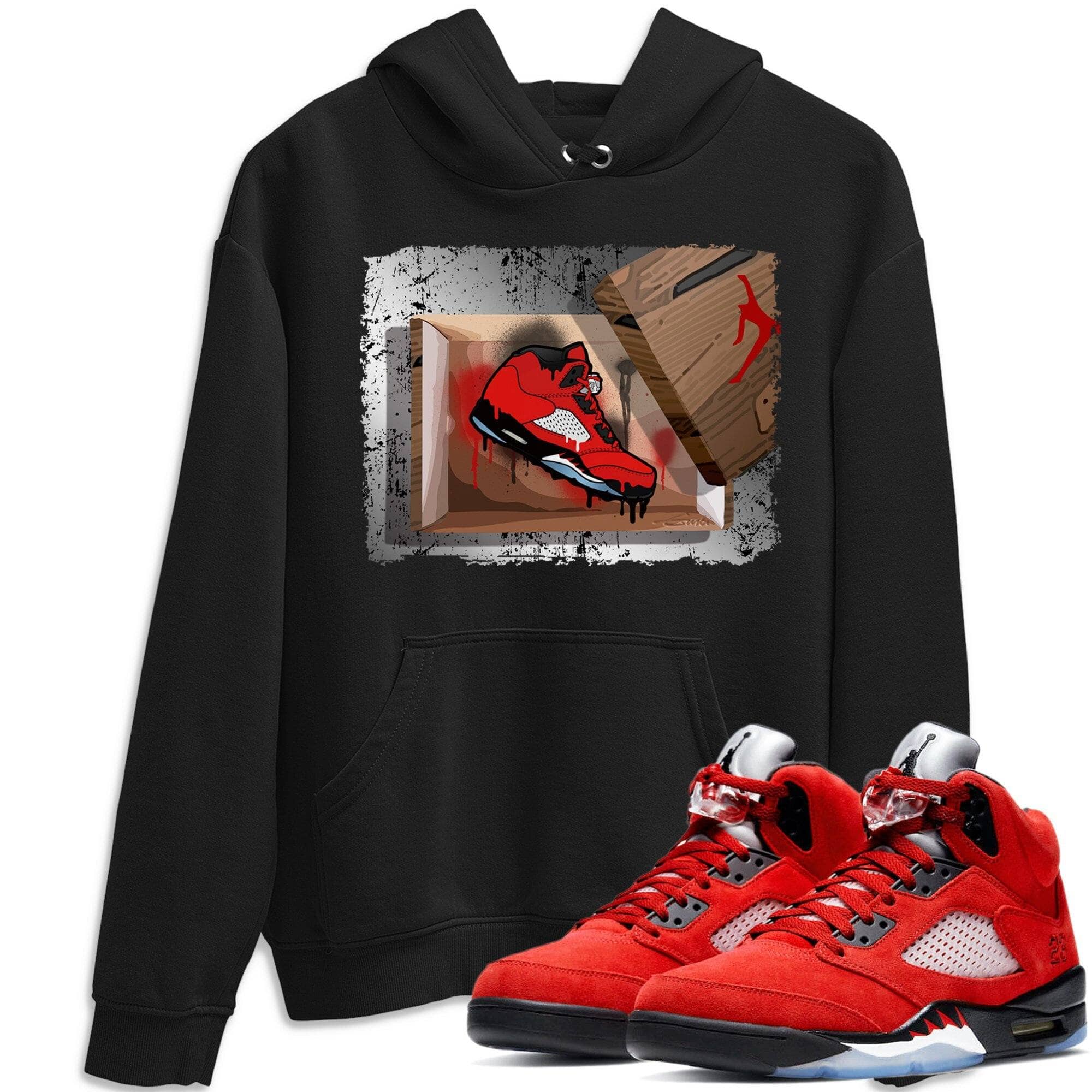 Jordan 5 Raging Bull Shirt To Match Jordans New Kicks Sneaker Tees Jordan 5 Raging Bull Drip Gear Zone Sneaker Matching Clothing Unisex Shirts